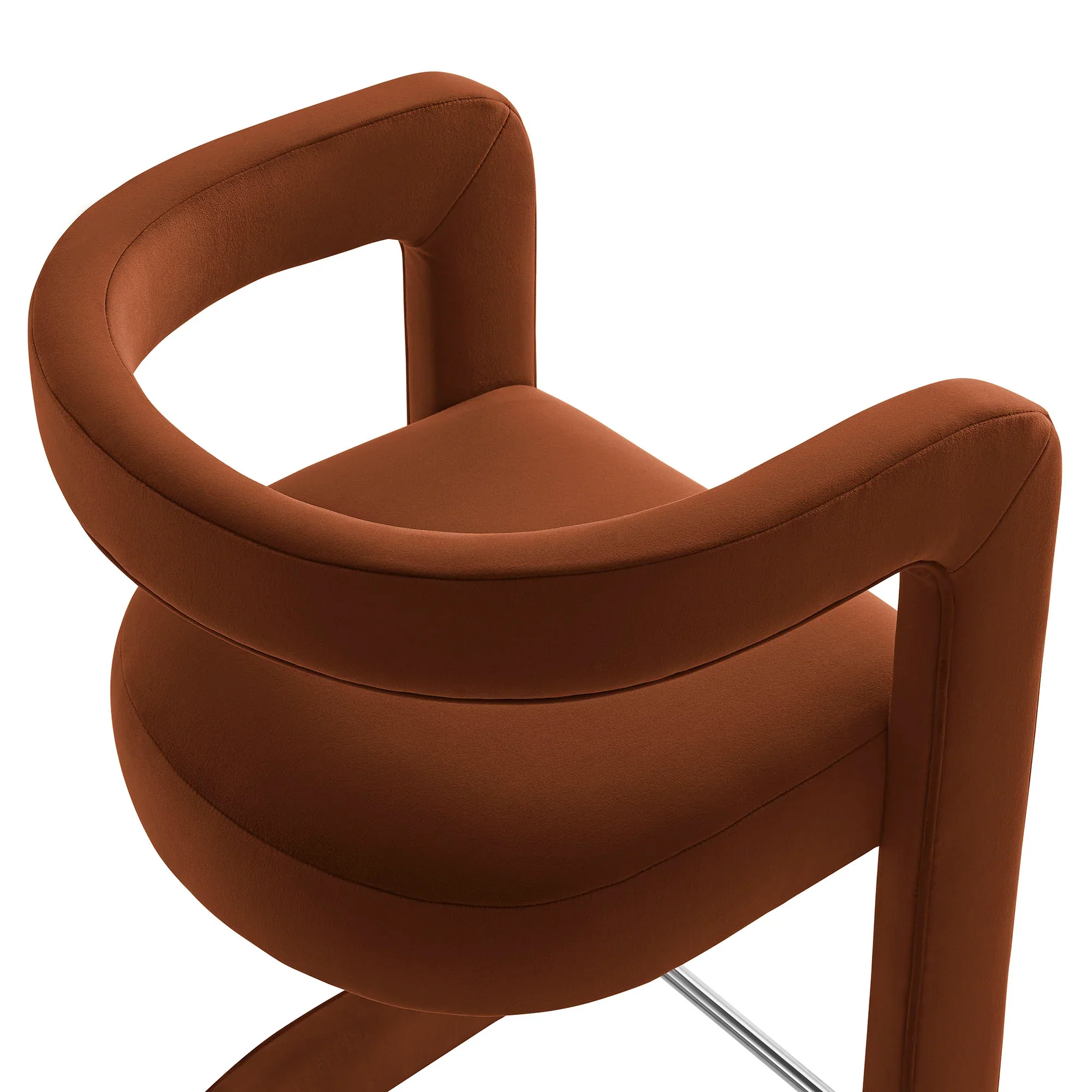 Winslow Performance Velvet Counter Stool - Image 34