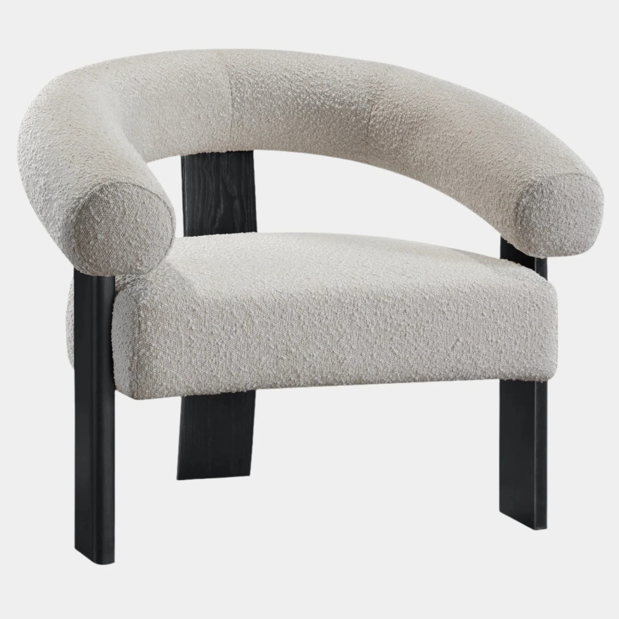 Winston Boucle Fabric Upholstered Accent Chair - Image 10