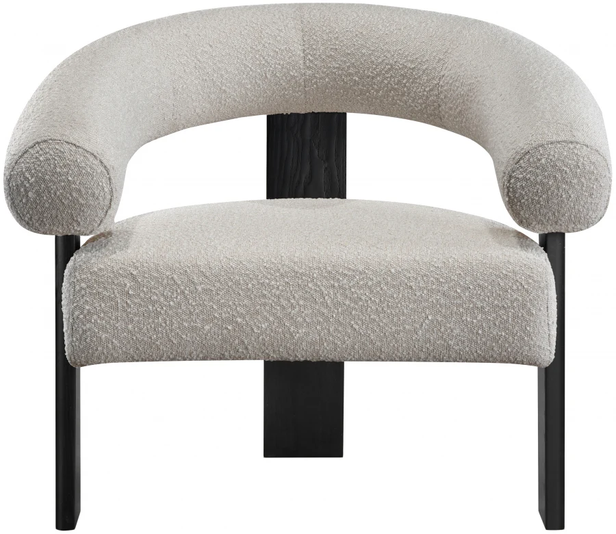 Winston Boucle Fabric Upholstered Accent Chair - Image 13