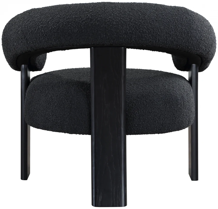 Winston Boucle Fabric Upholstered Accent Chair - Image 3