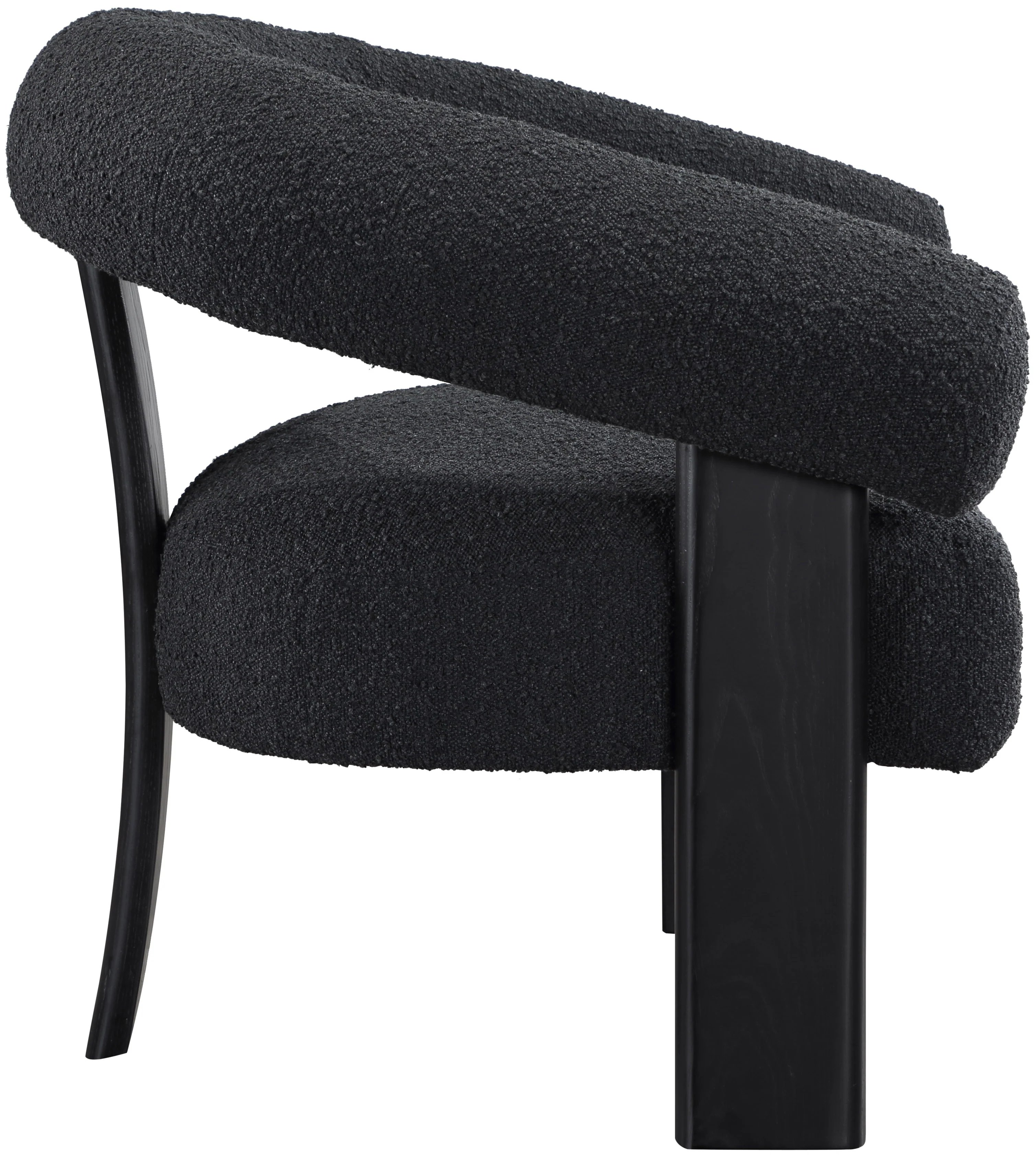 Winston Boucle Fabric Upholstered Accent Chair - Image 5