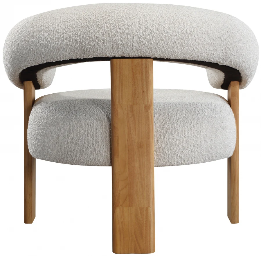 Winston Boucle Fabric Upholstered Accent Chair - Image 12