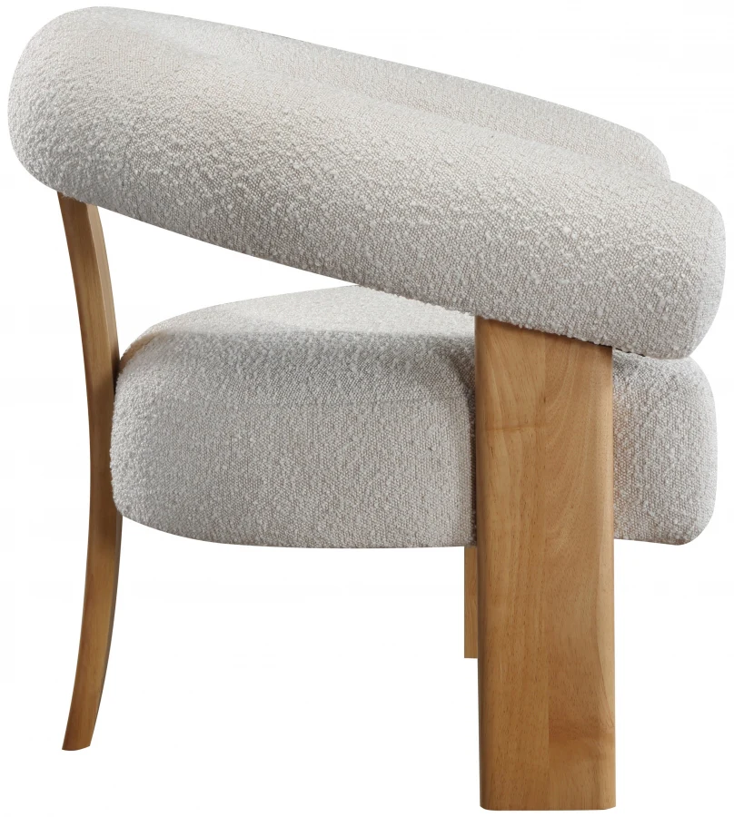 Winston Boucle Fabric Upholstered Accent Chair - Image 14