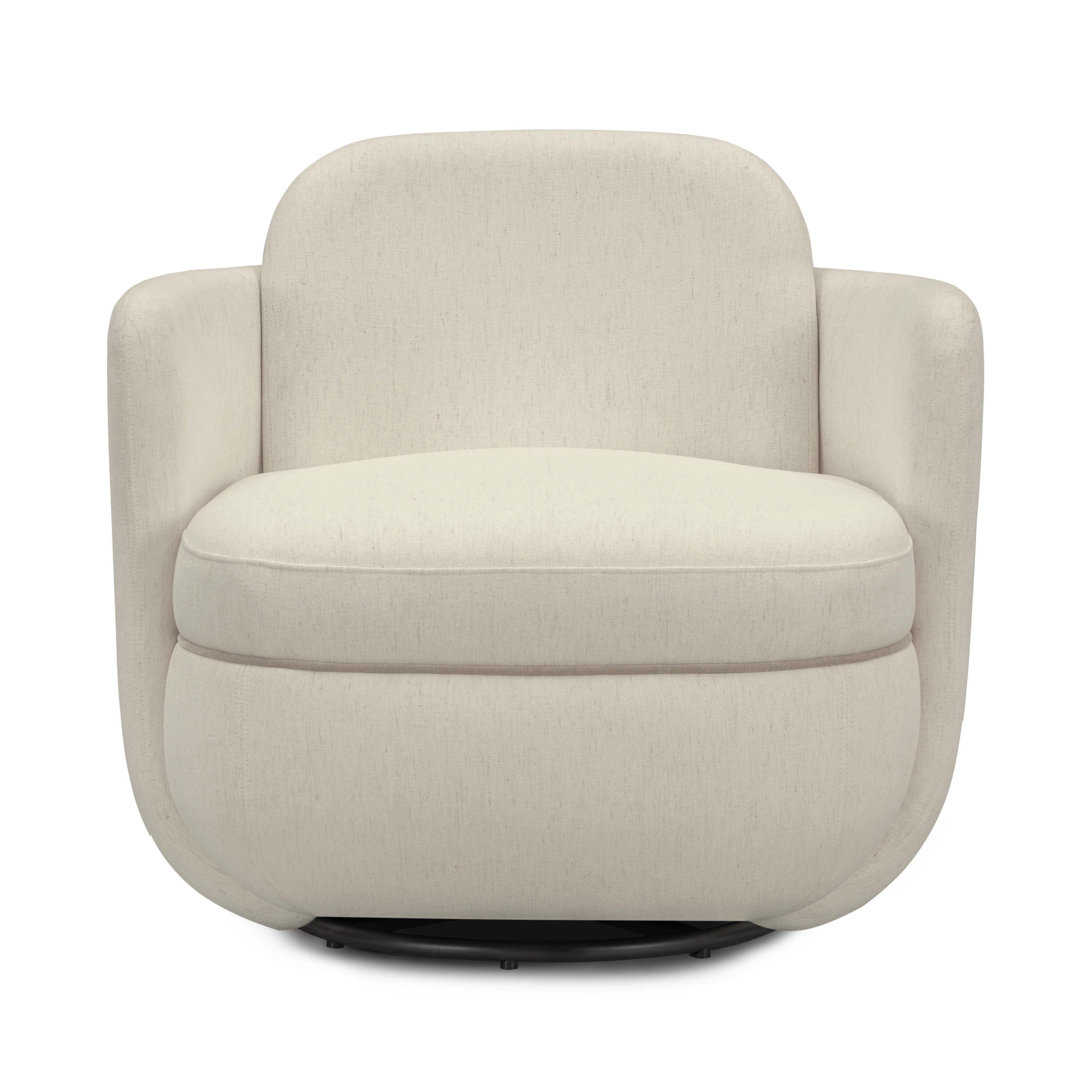 Wolfie Performance Chenille Swivel Accent Chair - Image 11