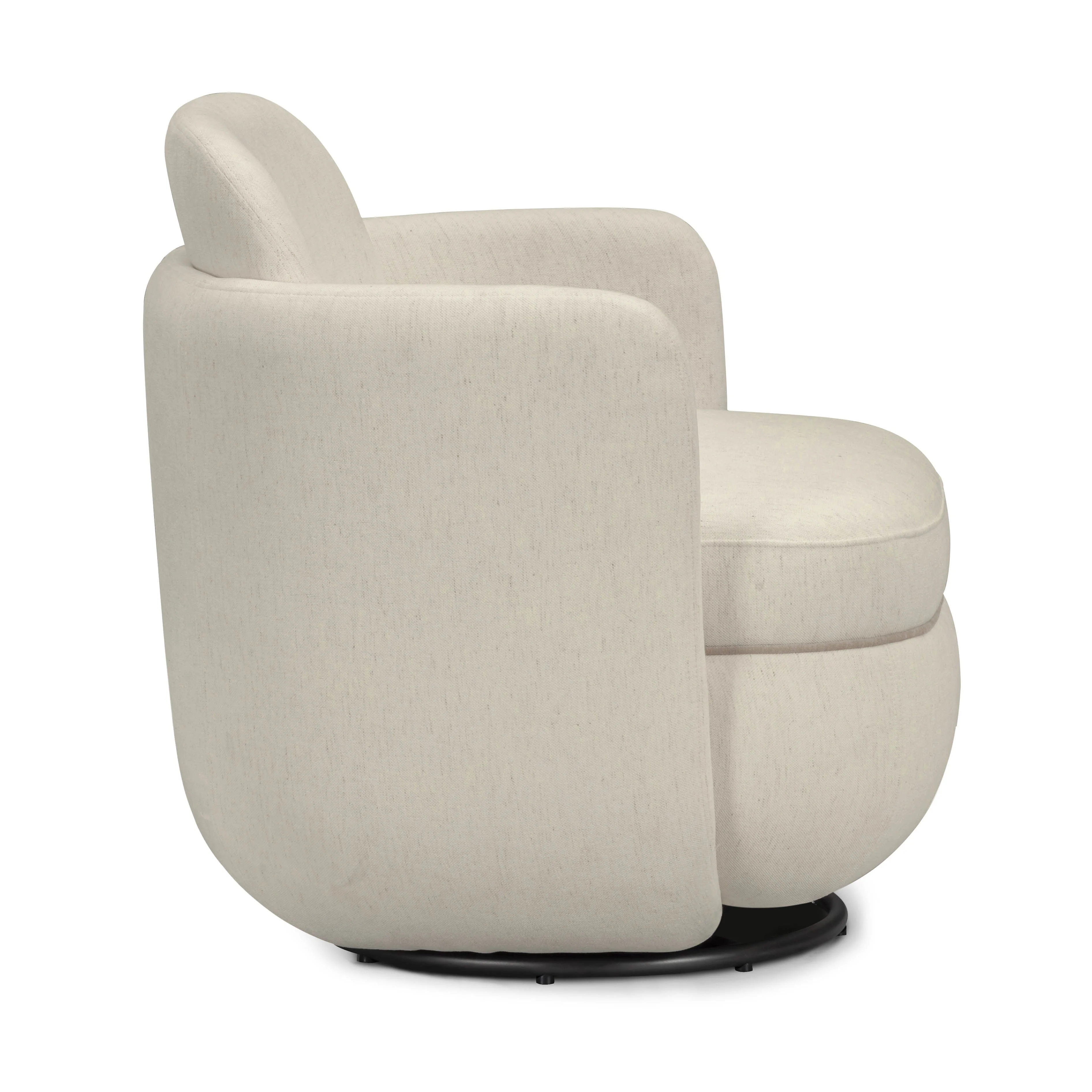 Wolfie Performance Chenille Swivel Accent Chair - Image 12