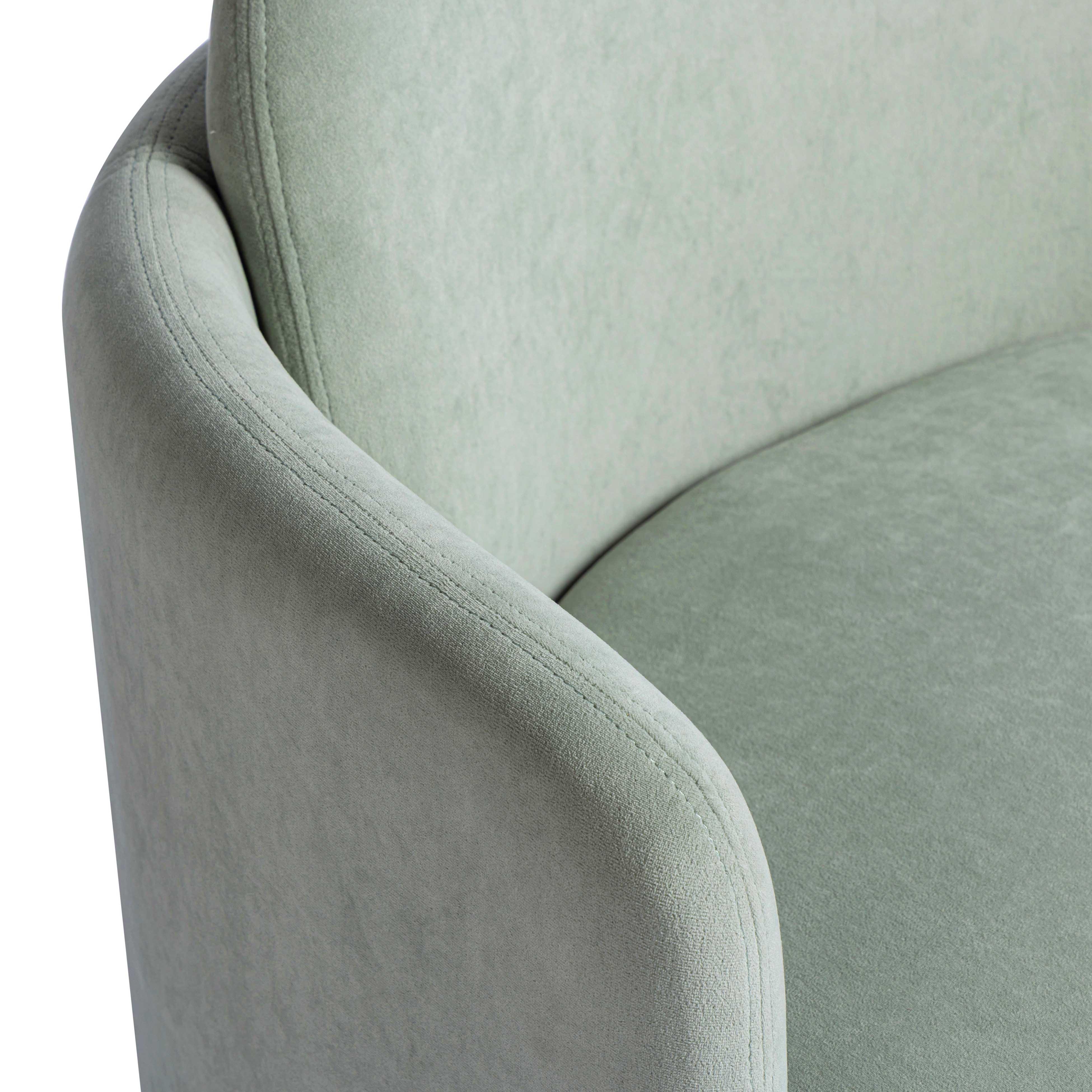 Wolfie Performance Velvet Swivel Accent Chair - Image 15