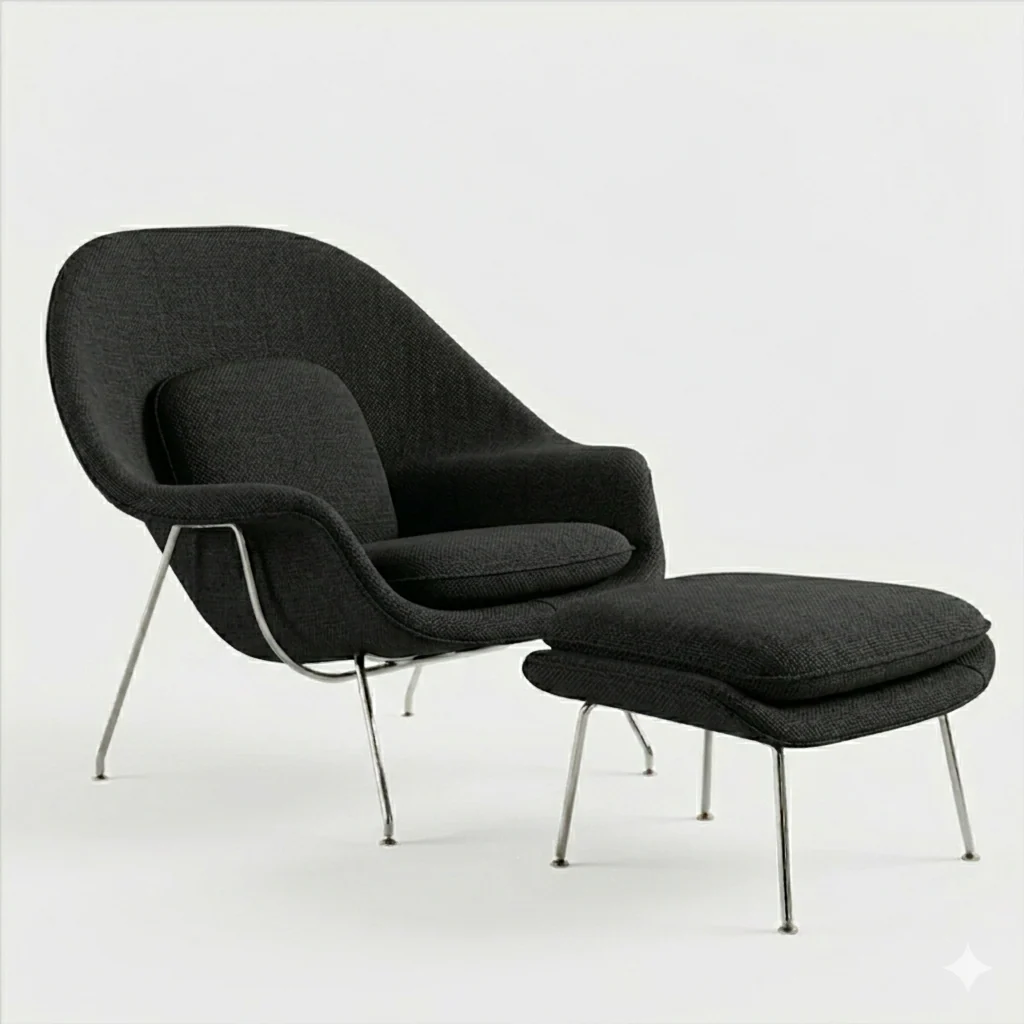 Womb Lounge Chair And Ottoman - Image 23