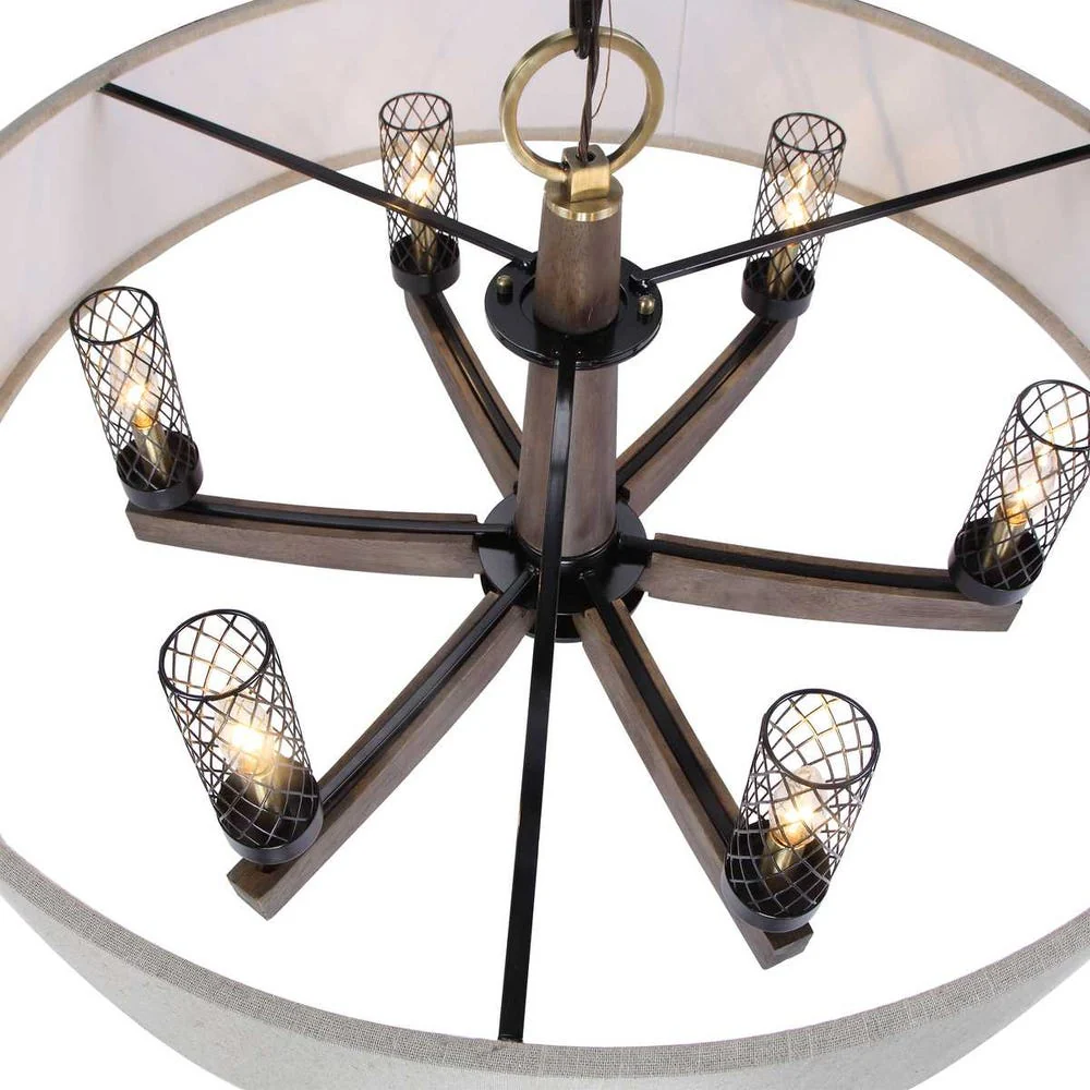 Woodall, 6 Lt Chandelier - Image 6