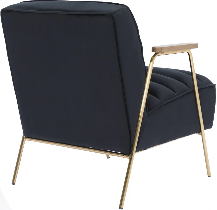 Woodford Velvet Upholstered Accent Chair - Image 3