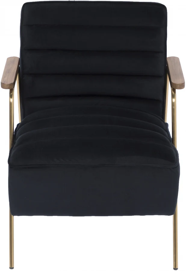 Woodford Velvet Upholstered Accent Chair - Image 5