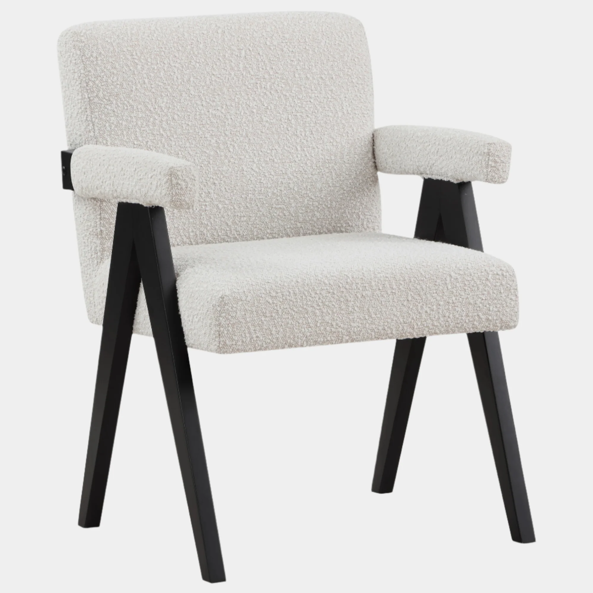Woodloch Boucle Fabric Upholstered Accent Chair - Image 10