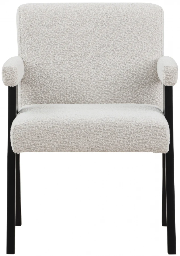 Woodloch Boucle Fabric Upholstered Accent Chair - Image 13