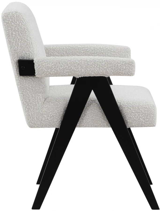Woodloch Boucle Fabric Upholstered Accent Chair - Image 14