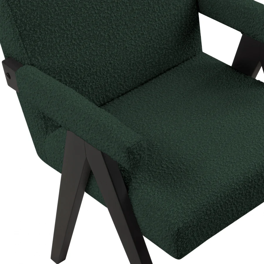 Woodloch Boucle Fabric Upholstered Accent Chair - Image 25
