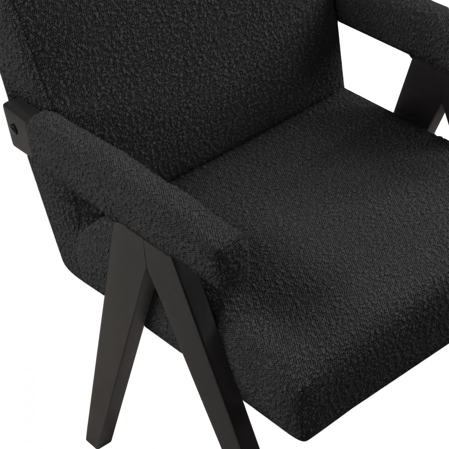 Woodloch Boucle Fabric Upholstered Accent Chair - Image 7