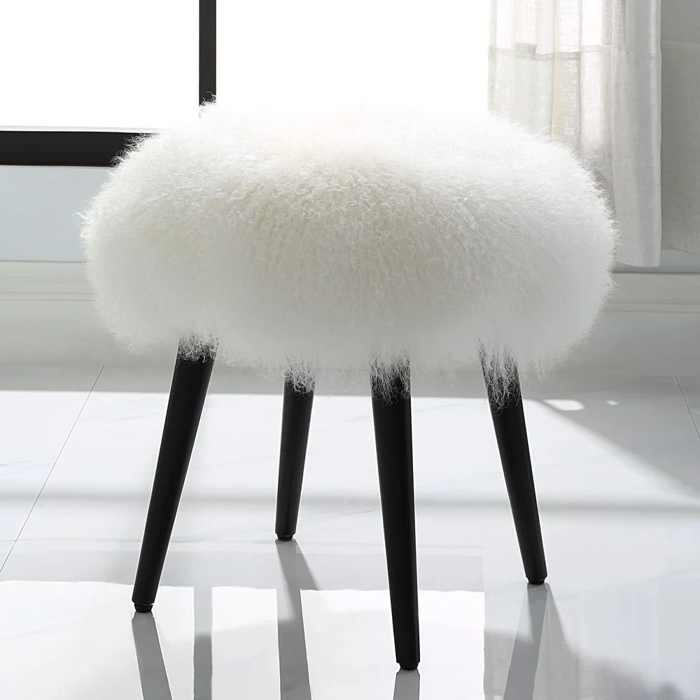 Wooly Accent Stool - Image 2