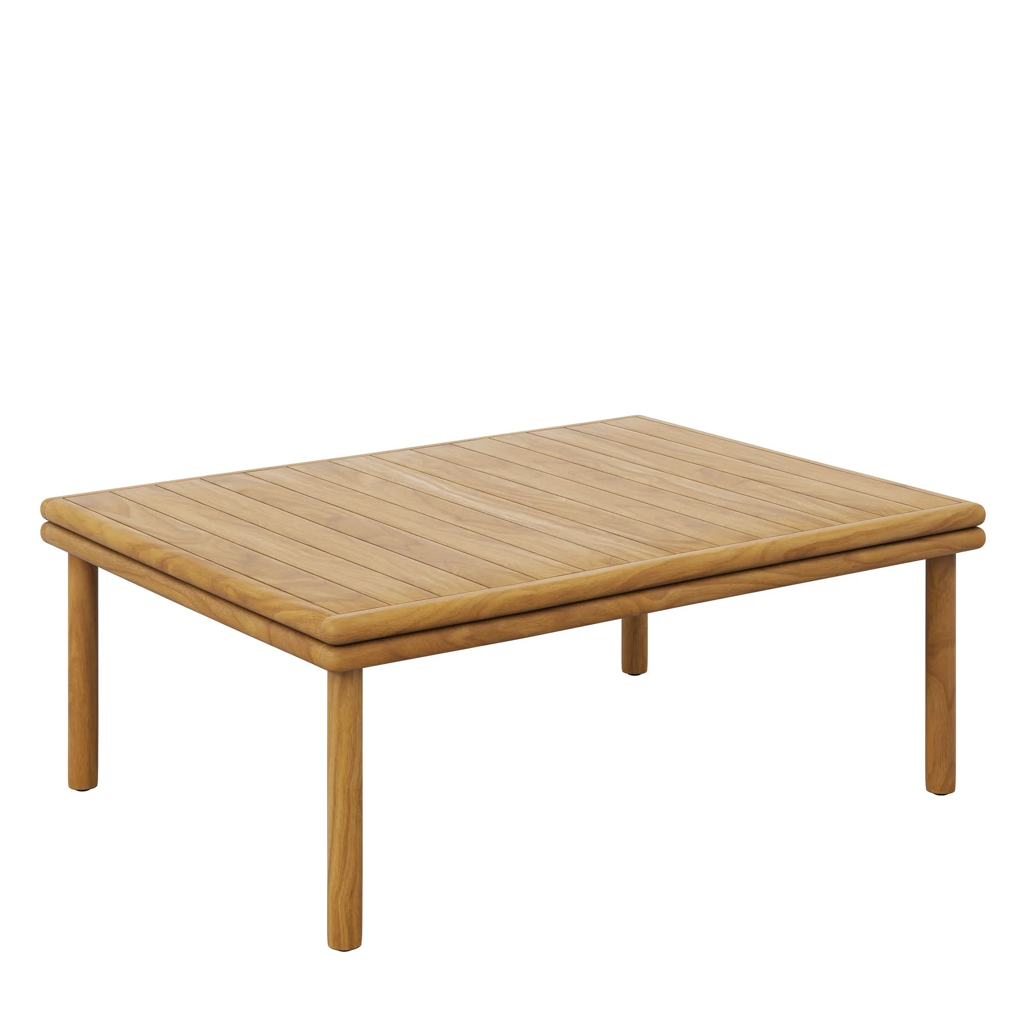 Wren 4-Piece Outdoor Patio Teak Wood Furniture Set - Image 5