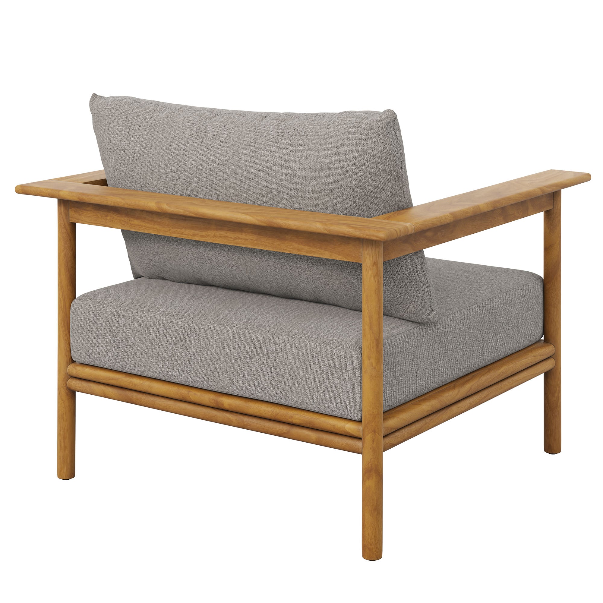 Wren Outdoor Patio Teak Wood Armchair Set - Image 16