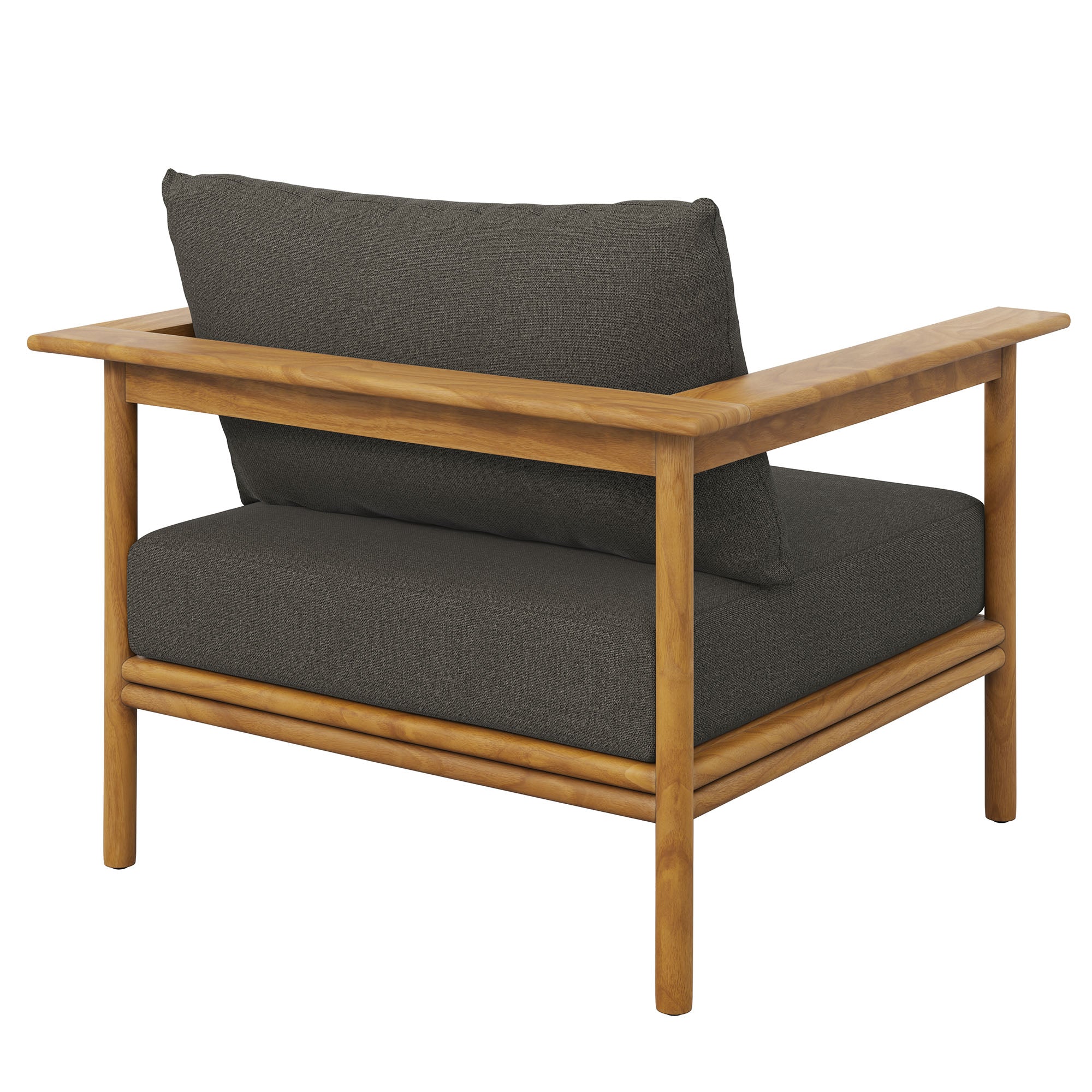 Wren Outdoor Patio Teak Wood Armchair Set - Image 26