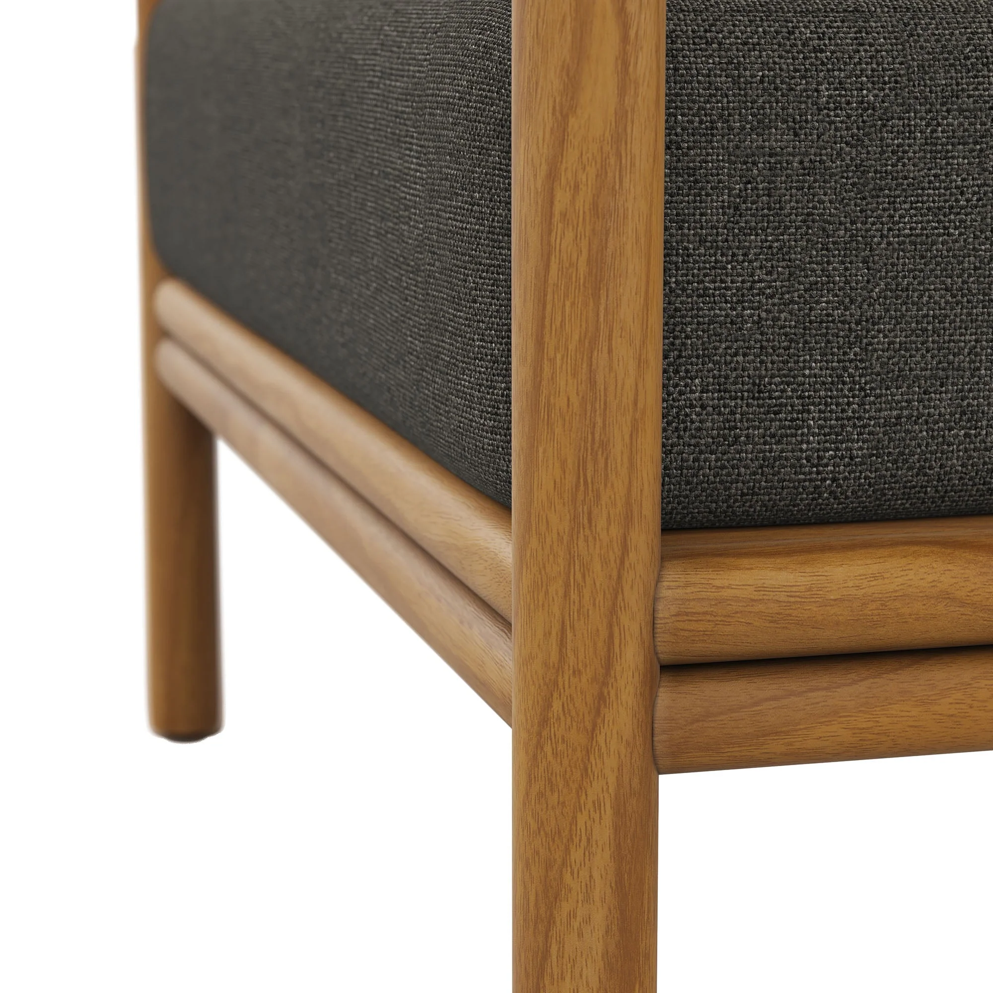 Wren Outdoor Patio Teak Wood Armchair Set - Image 27