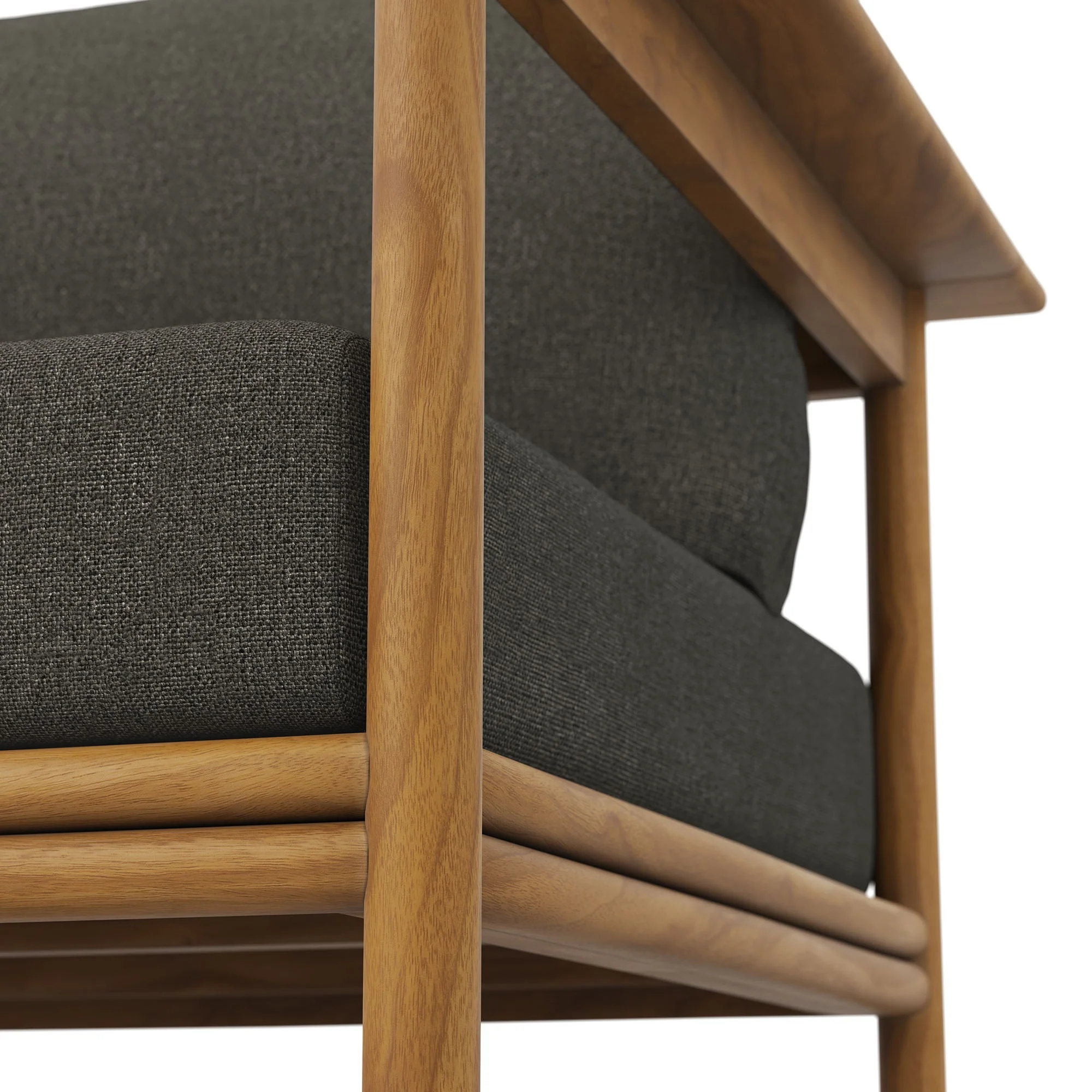 Wren Outdoor Patio Teak Wood Armchair Set - Image 28