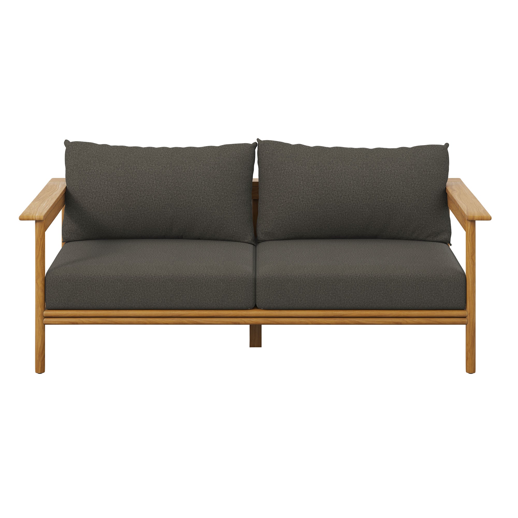 Wren Outdoor Patio Teak Wood Sofa - Image 24