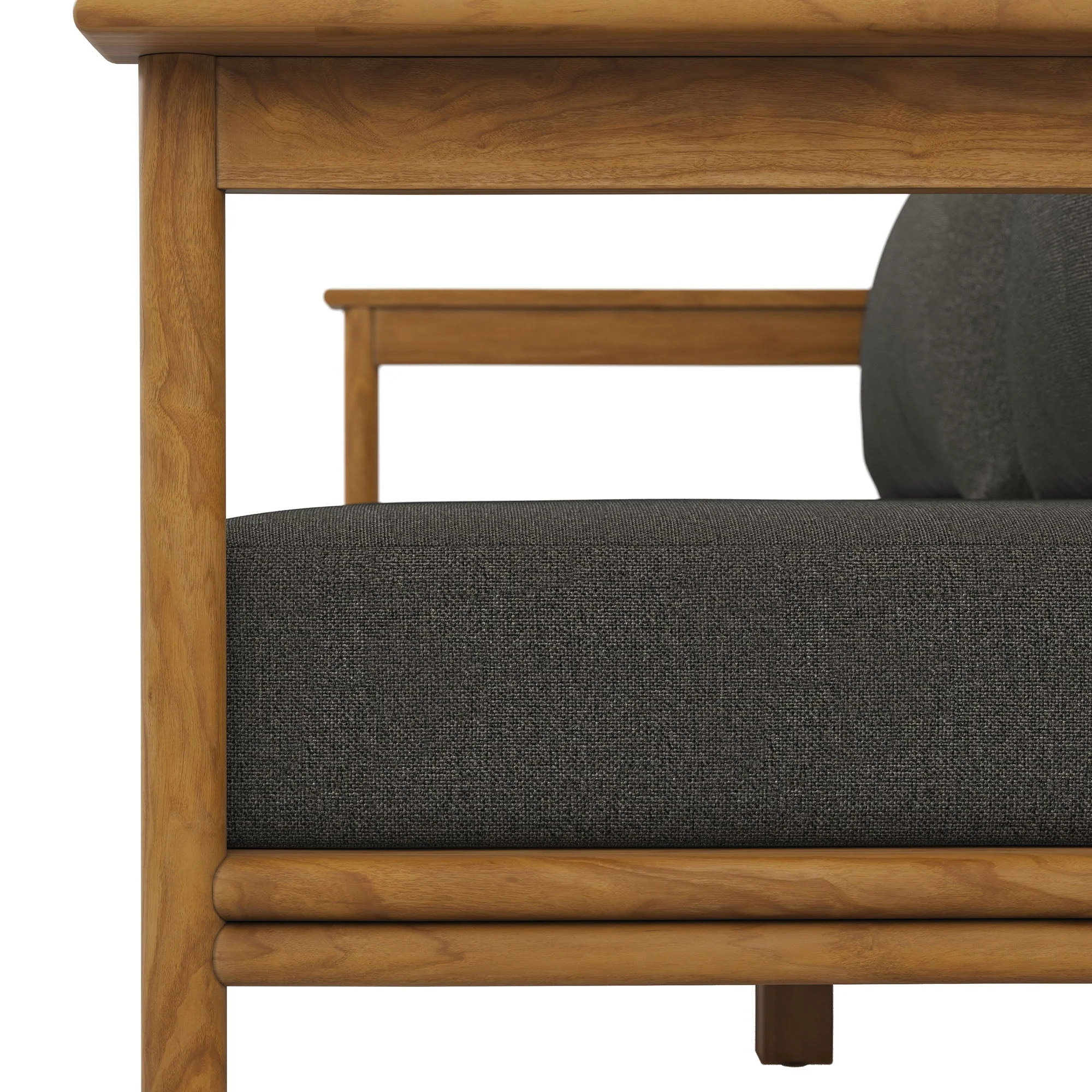 Wren Outdoor Patio Teak Wood Sofa - Image 29