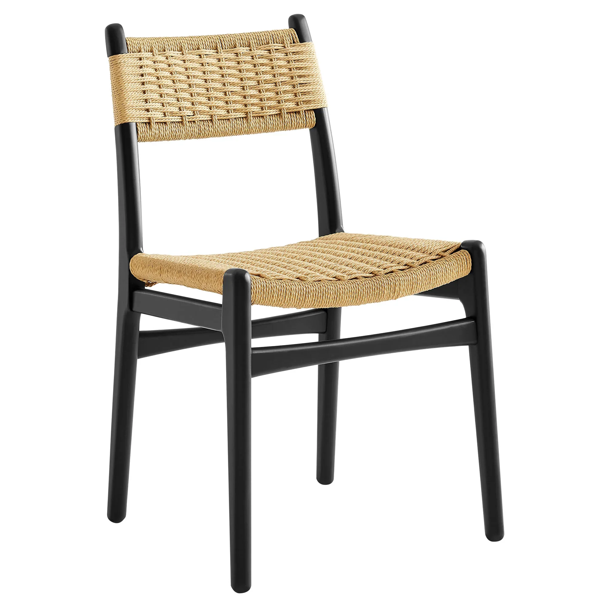 Wynn Rope and Wood Dining Side Chairs Set of 2 - Image 15