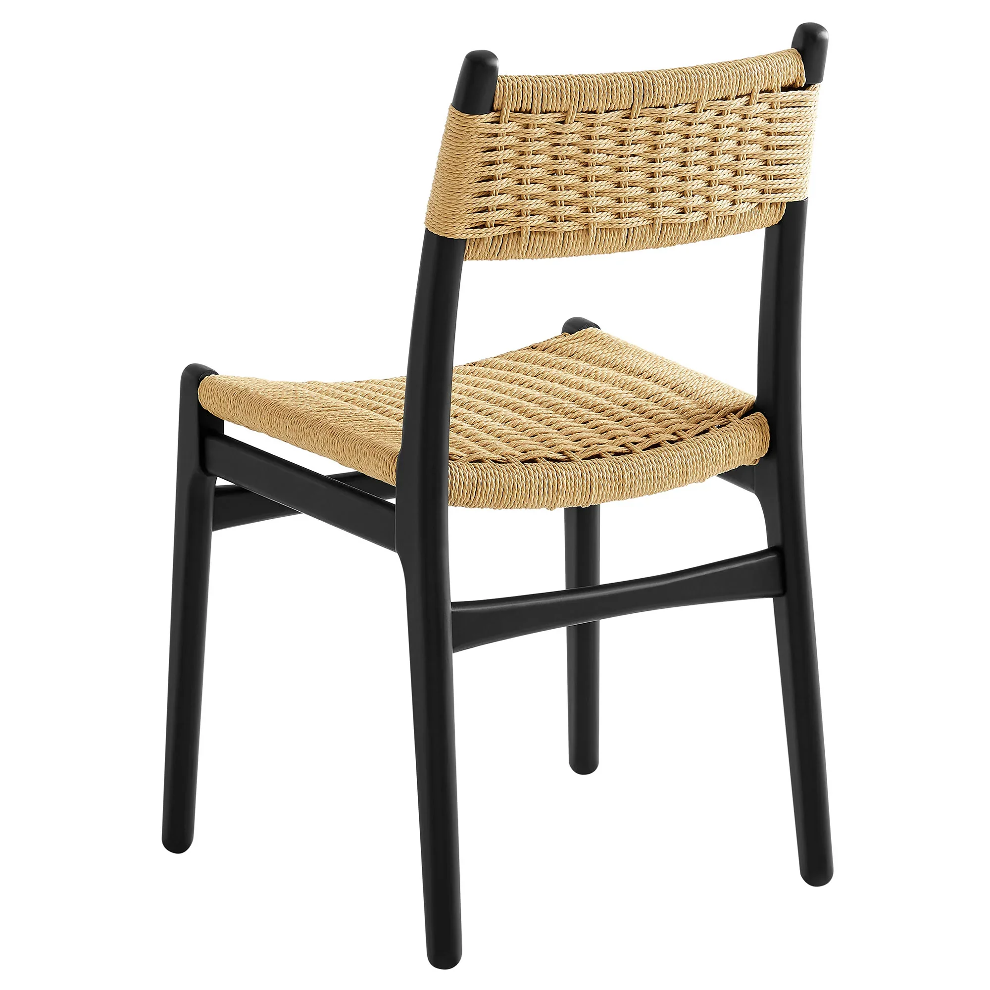 Wynn Rope and Wood Dining Side Chairs Set of 2 - Image 17