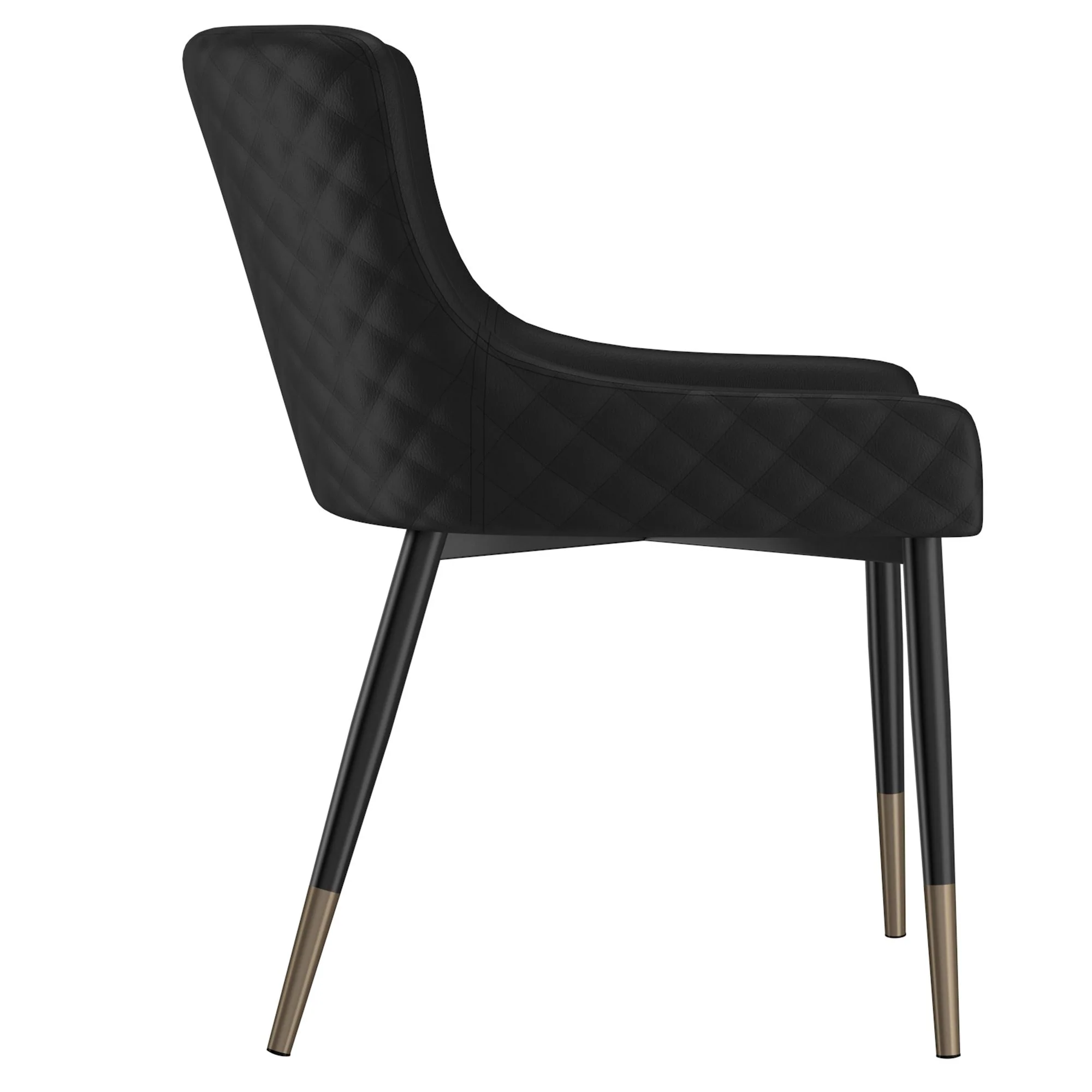 Xander Dining Chair, set of 2, in Black - Image 6