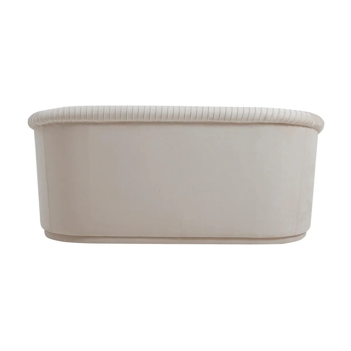 Yara 70" Pleated Performance Velvet Loveseat - Image 4