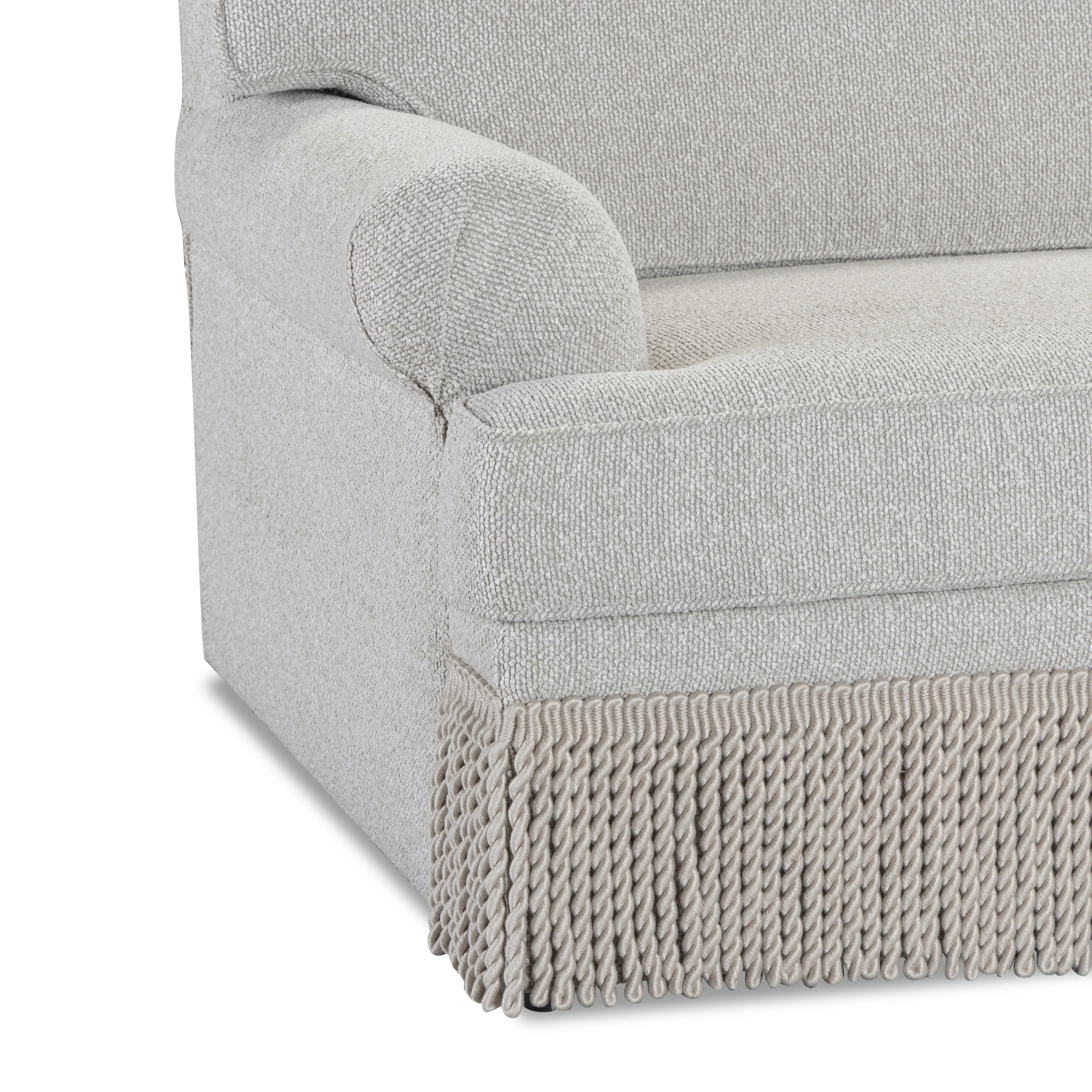 Yvette 3-Piece Warm Grey Performance Boucle L-Sectional - Image 3