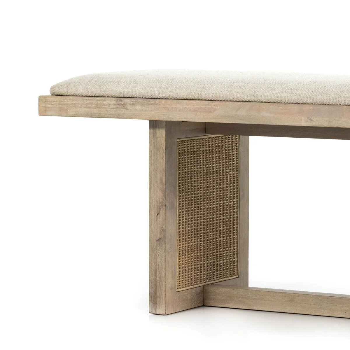 Yvette Upholstered Dining Bench - Image 9