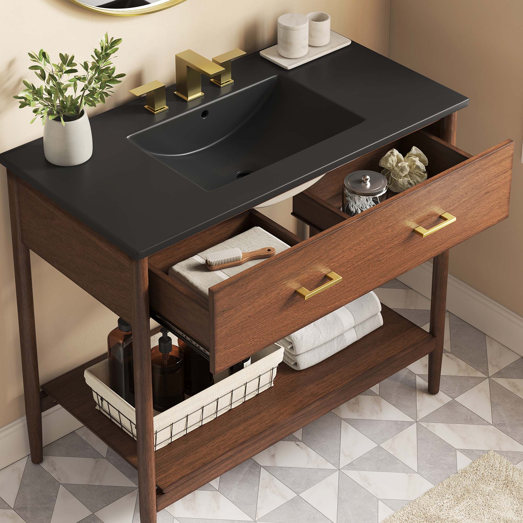 Zaire Bathroom Vanity Basin Included - Image 134