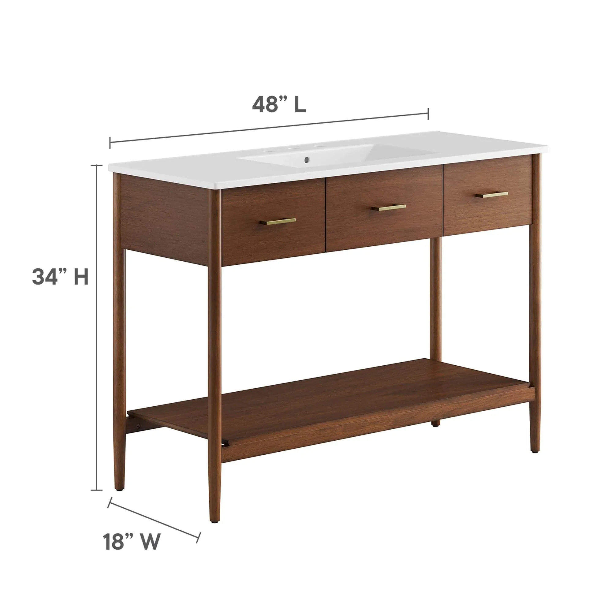 Zaire Bathroom Vanity Basin Included - Image 144