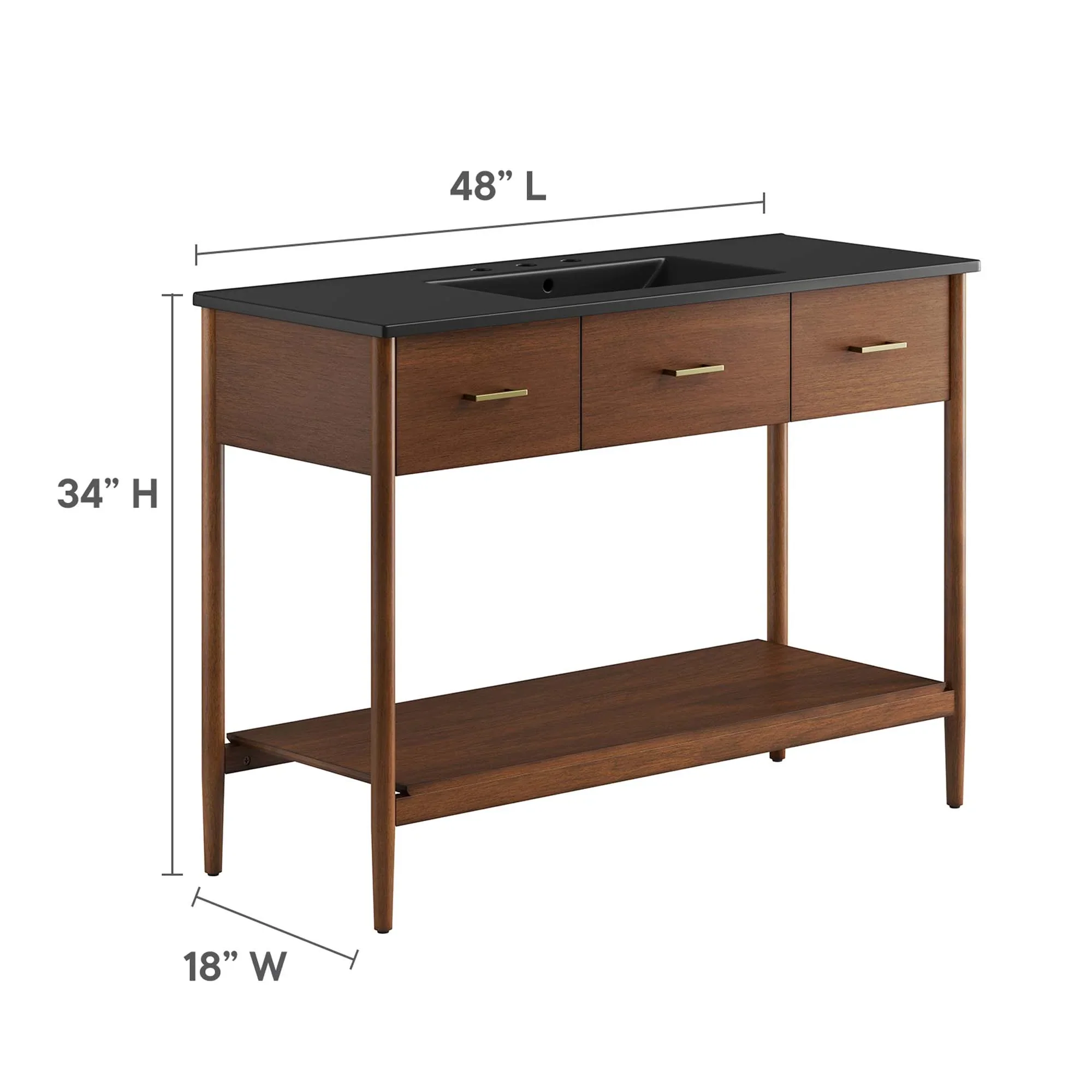 Zaire Bathroom Vanity Basin Included - Image 163