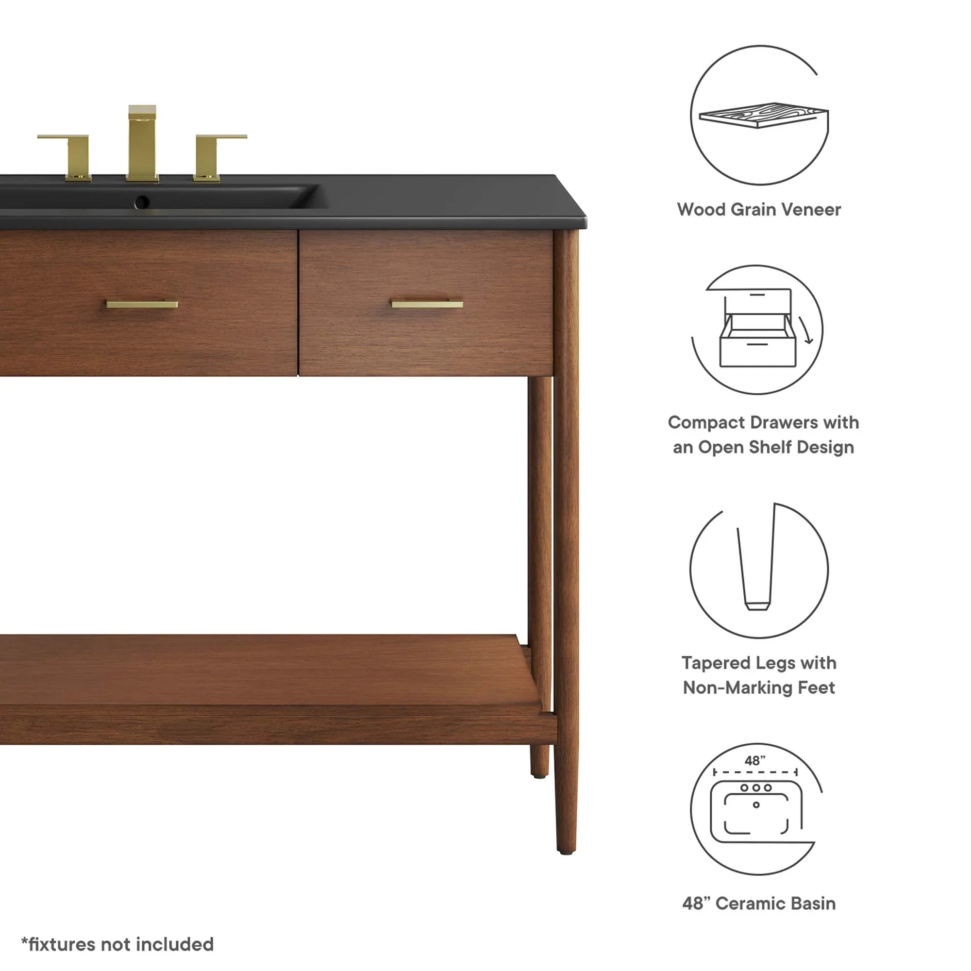 Zaire Bathroom Vanity Basin Included - Image 164