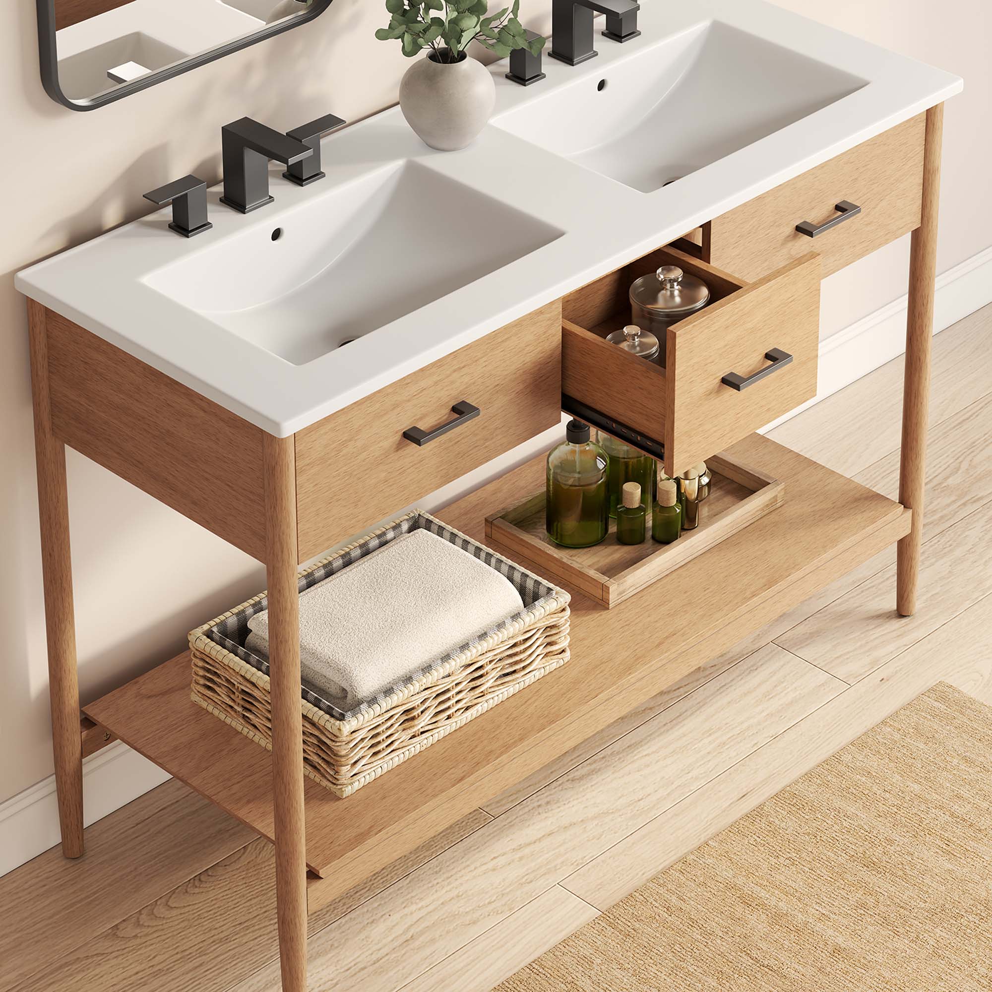 Zaire Bathroom Vanity Basin Included - Image 171