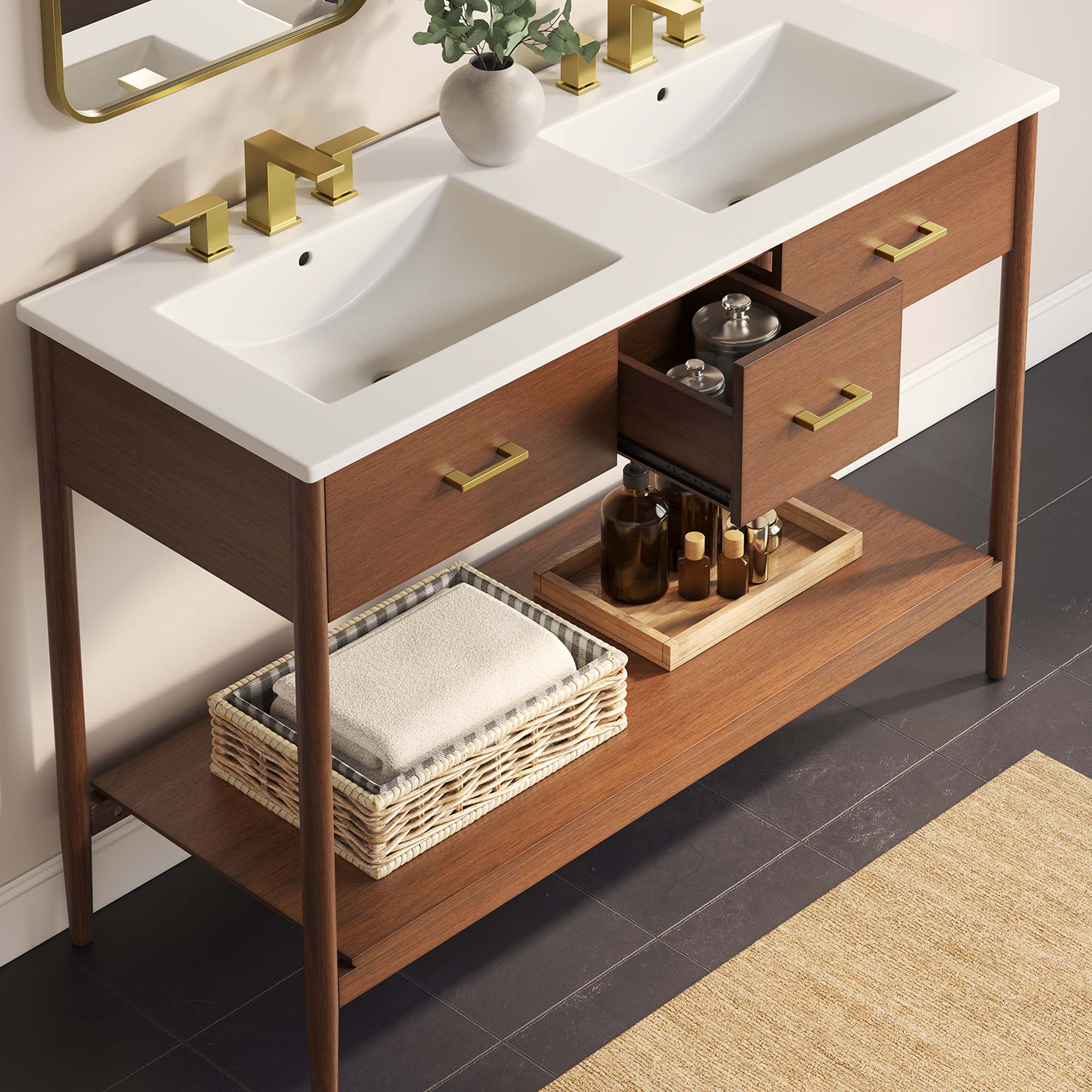 Zaire Bathroom Vanity Basin Included - Image 180