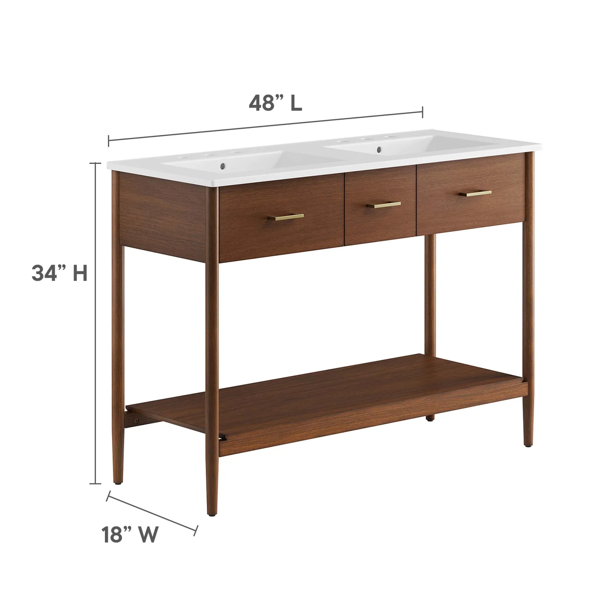 Zaire Bathroom Vanity Basin Included - Image 181