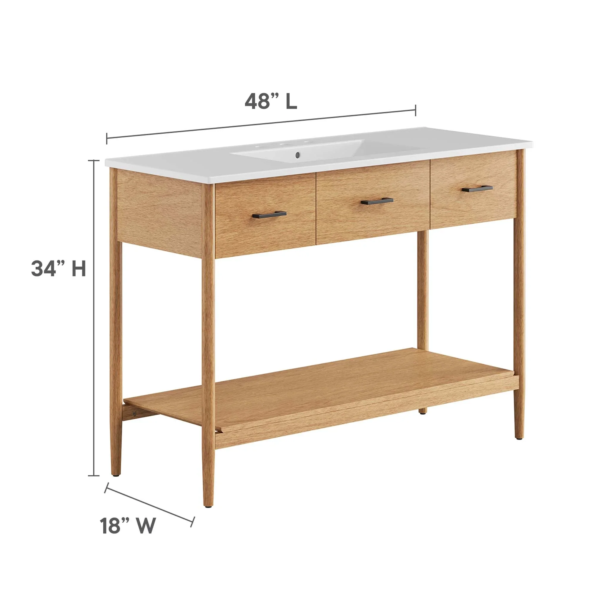 Zaire Bathroom Vanity Basin Included - Image 206