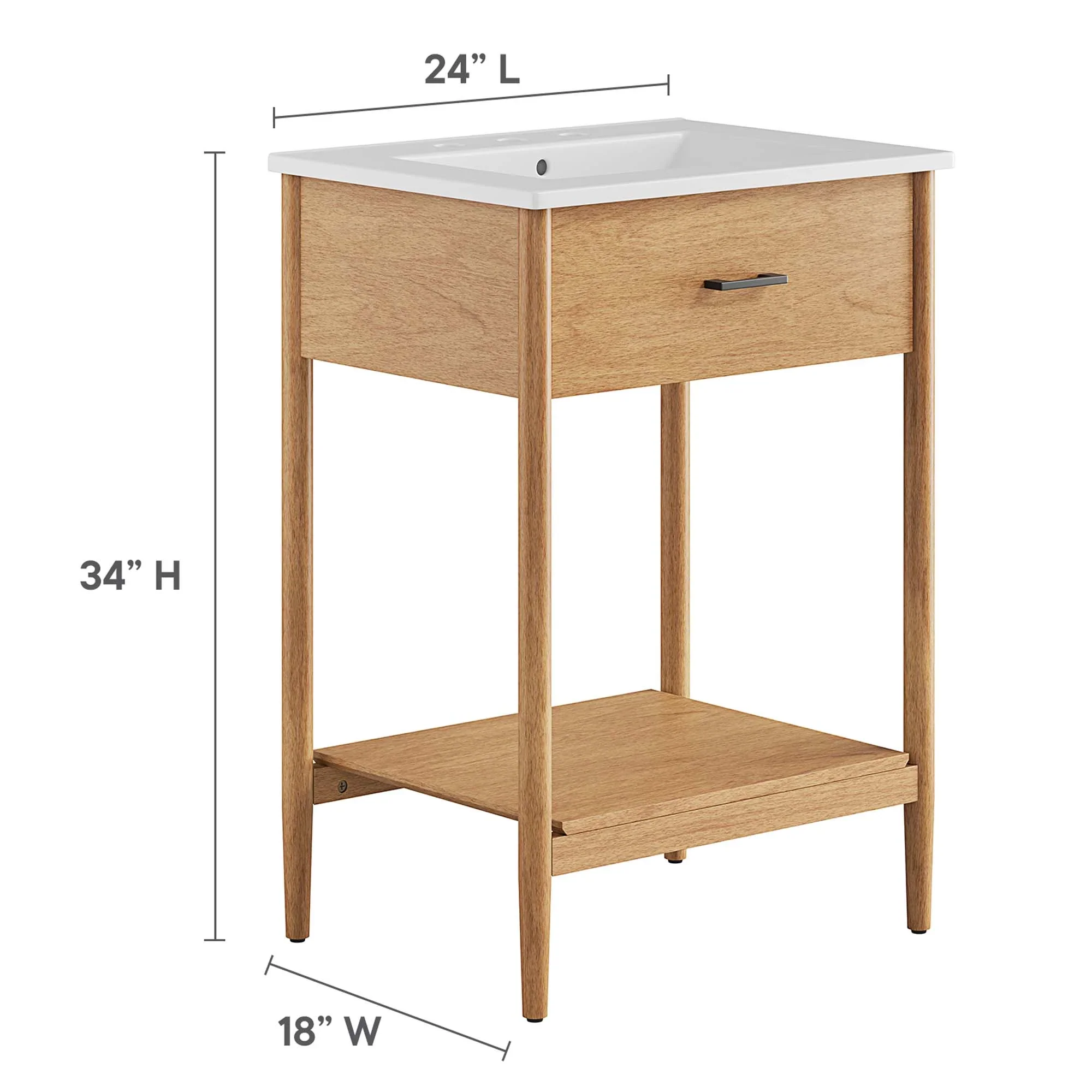Zaire Bathroom Vanity Basin Included - Image 7