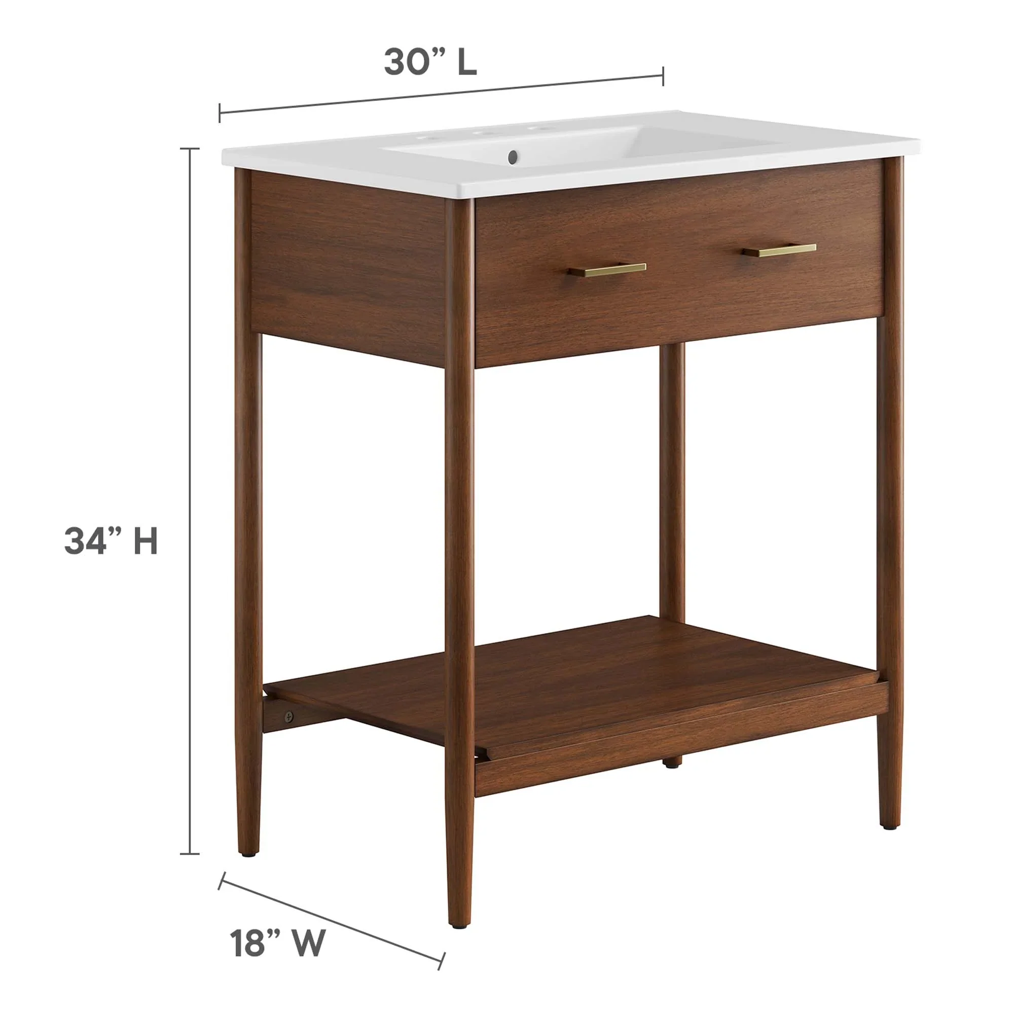 Zaire Bathroom Vanity Basin Included - Image 81