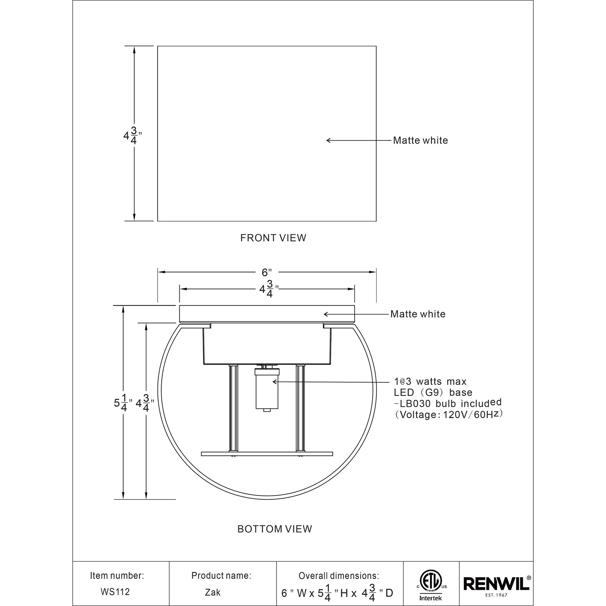Zak Wall Sconce - Image 8