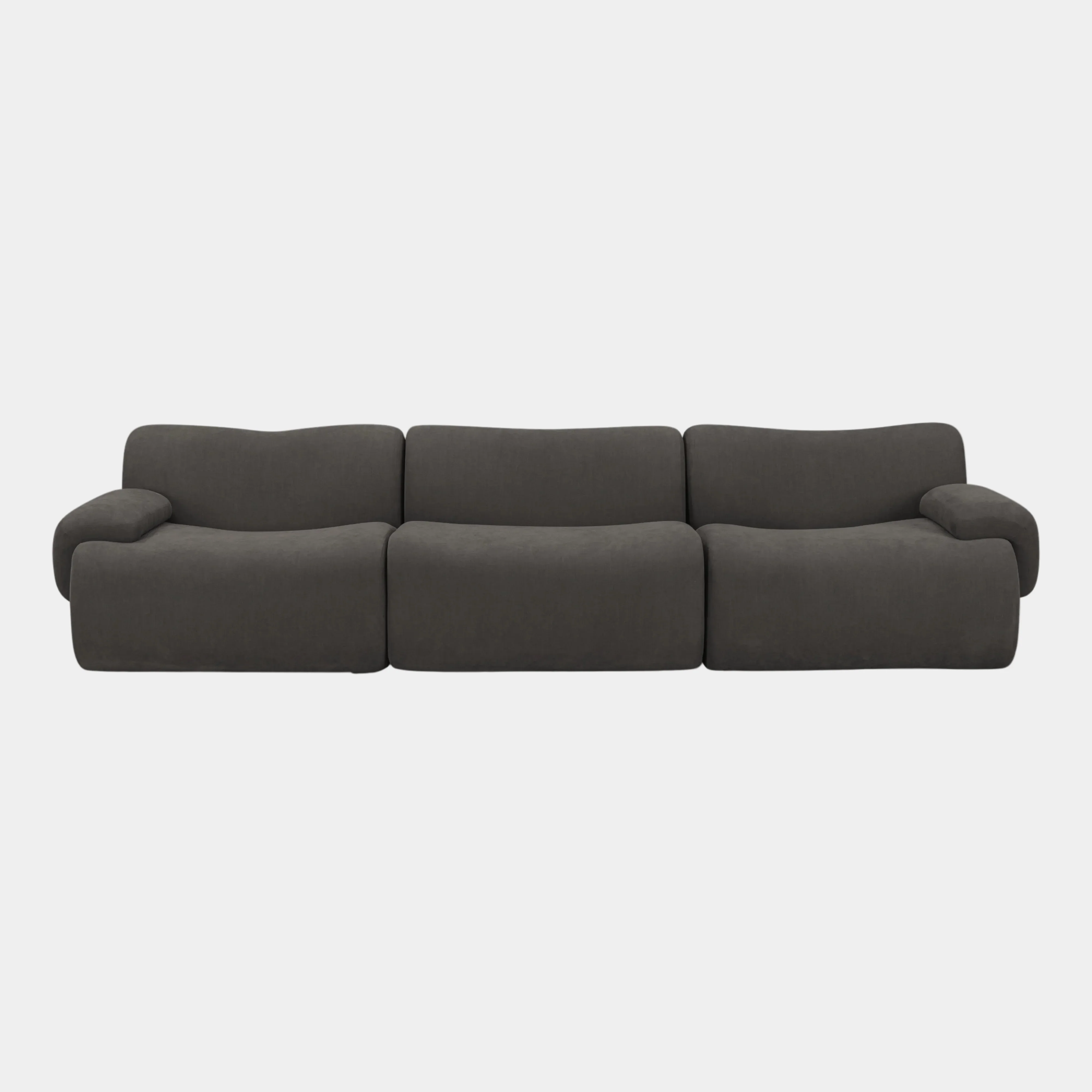 Zenith 116.5" Contract-Grade Upcycled Fabric Modular Sofa - Image 10