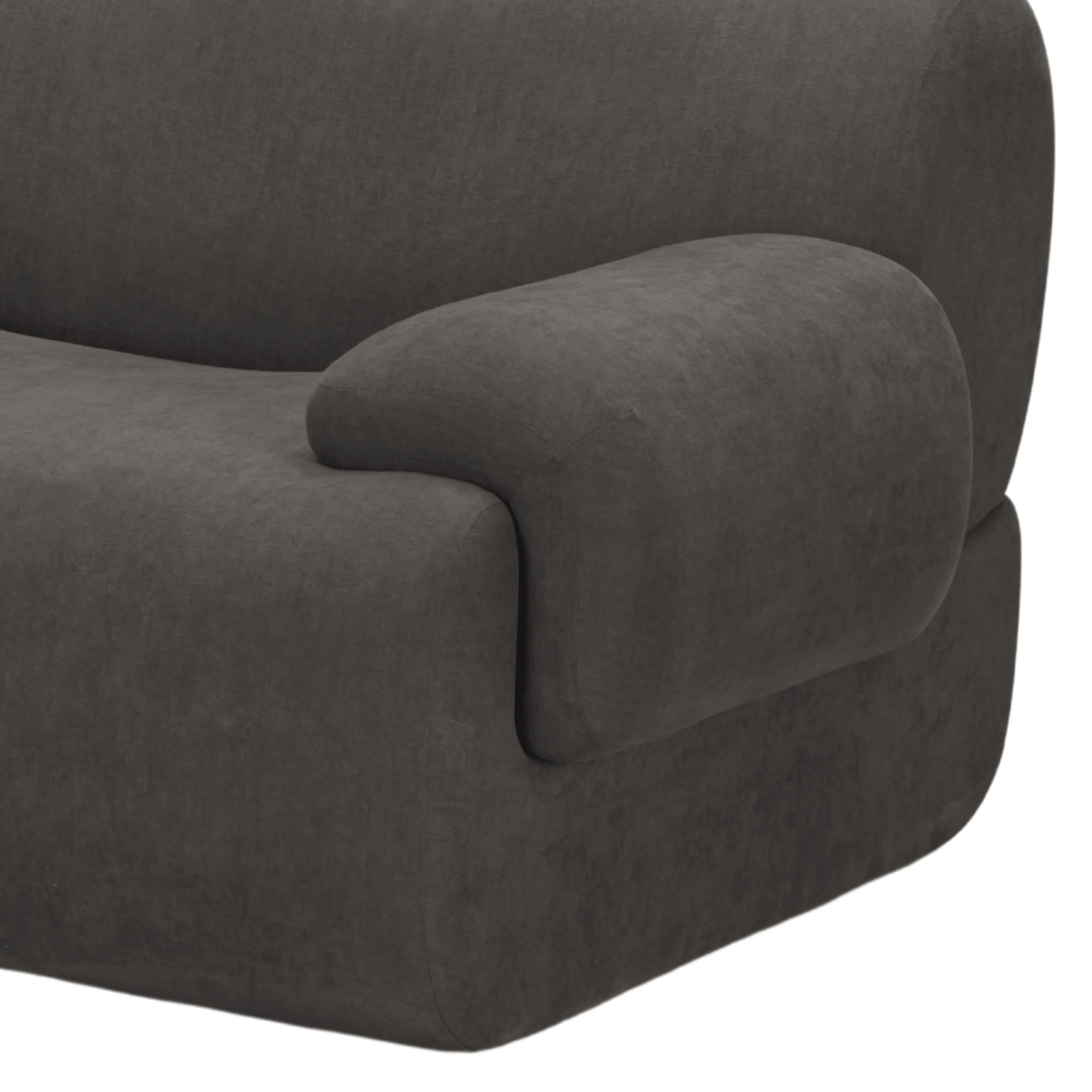 Zenith 116.5" Contract-Grade Upcycled Fabric Modular Sofa - Image 18