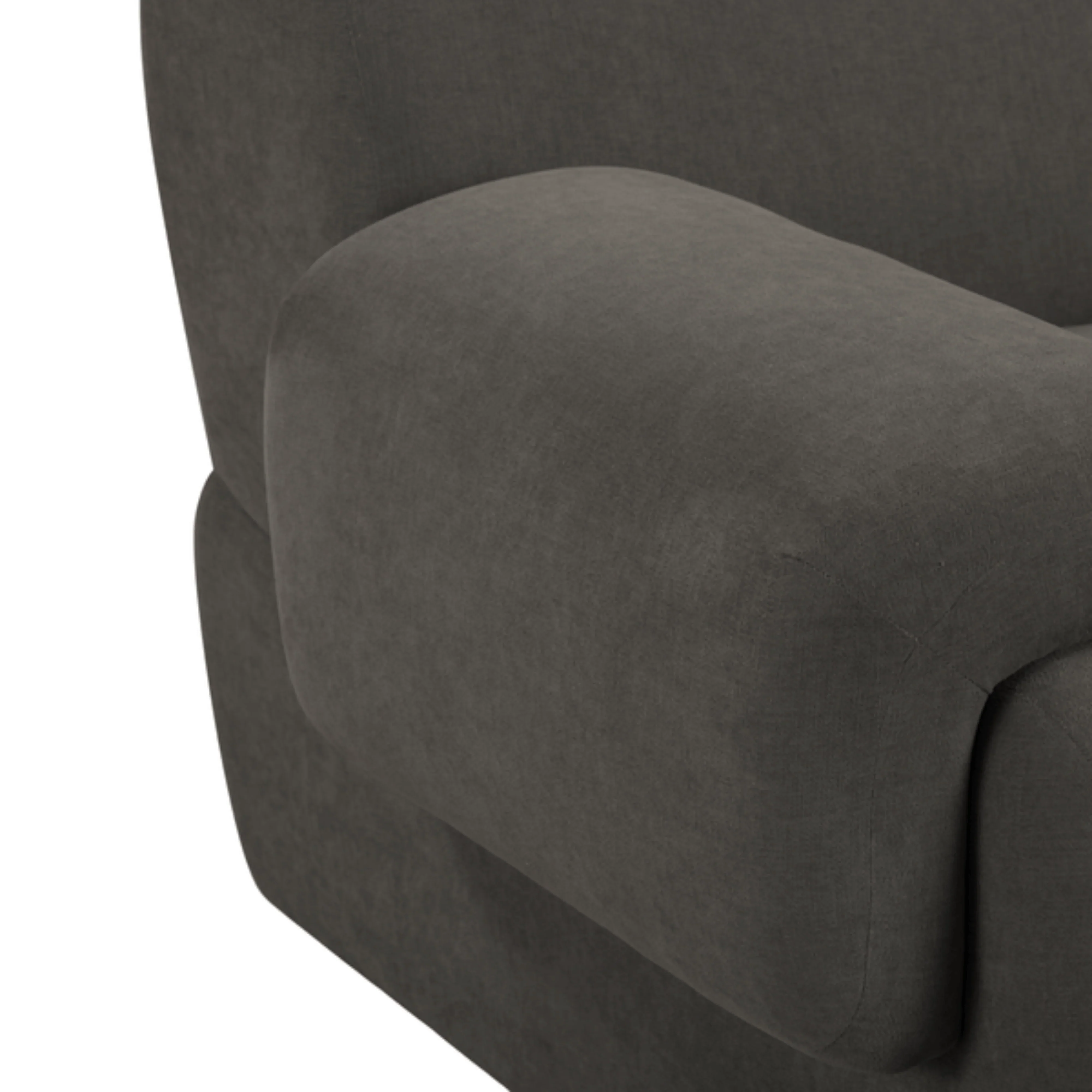 Zenith 80" Contract-Grade Upcycled Fabric Modular Loveseat - Image 13