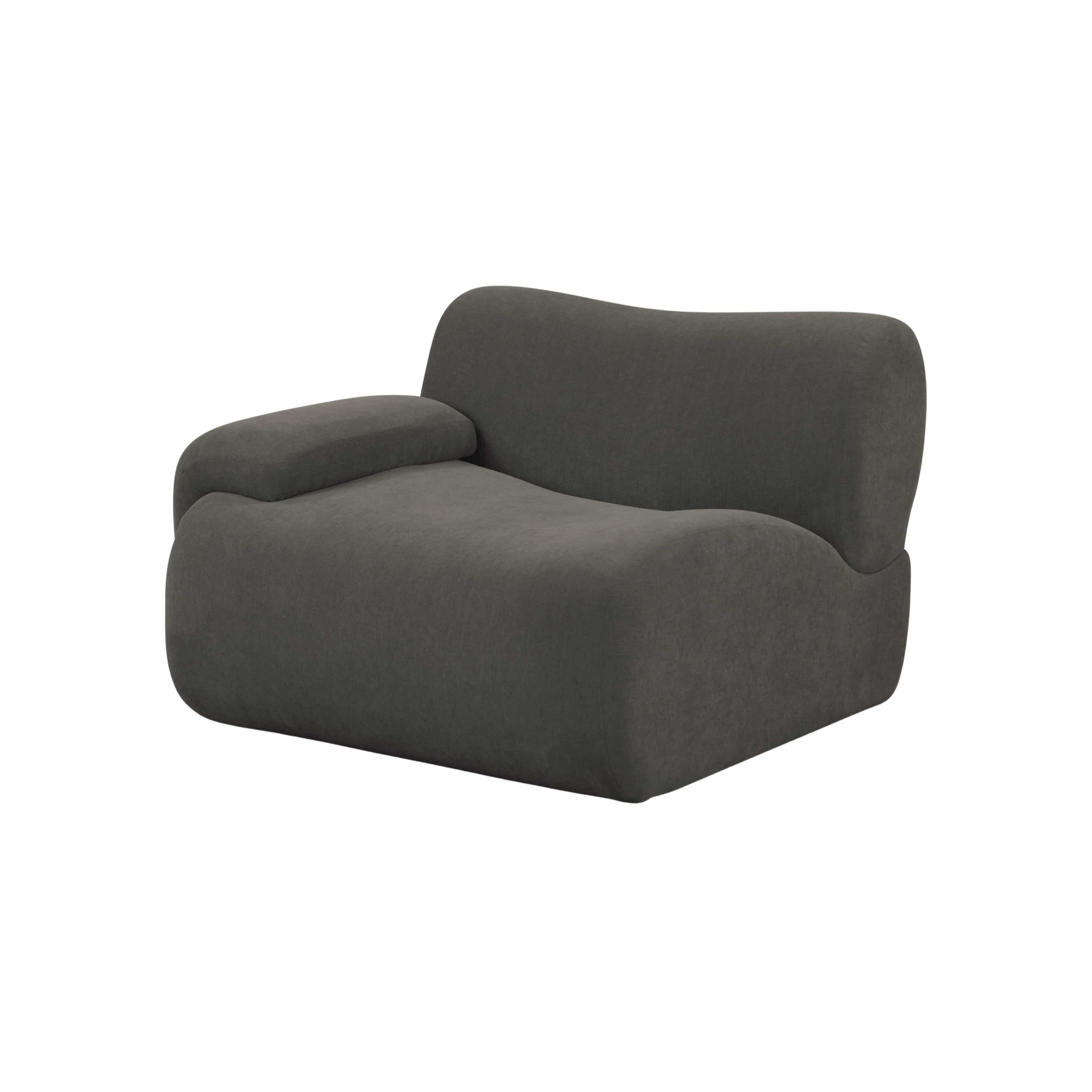 Zenith Contract-Grade Upcycled Fabric Corner Chair - Image 28