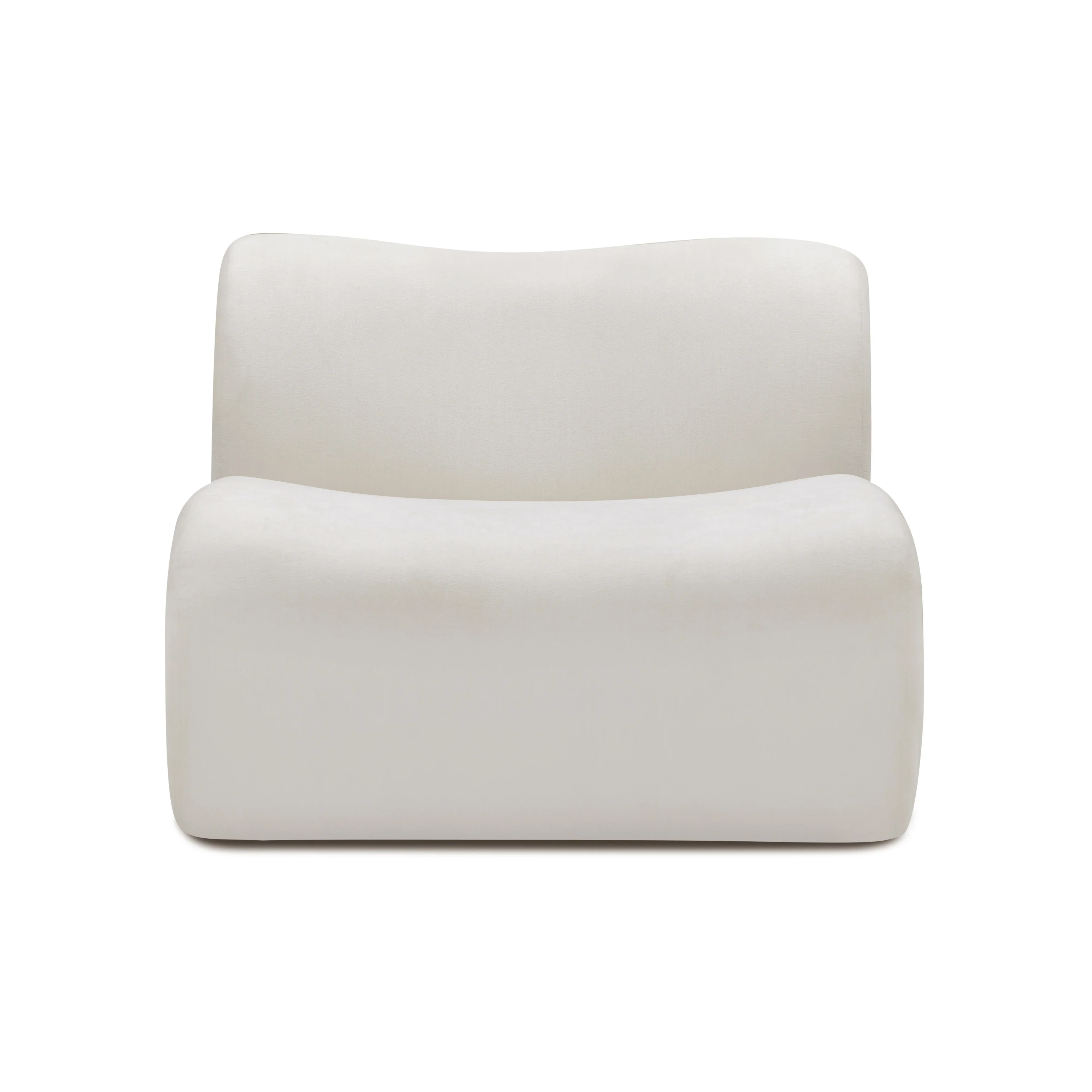 Zenith Contract-Grade Upcycled Fabric Armless Chair - Image 3
