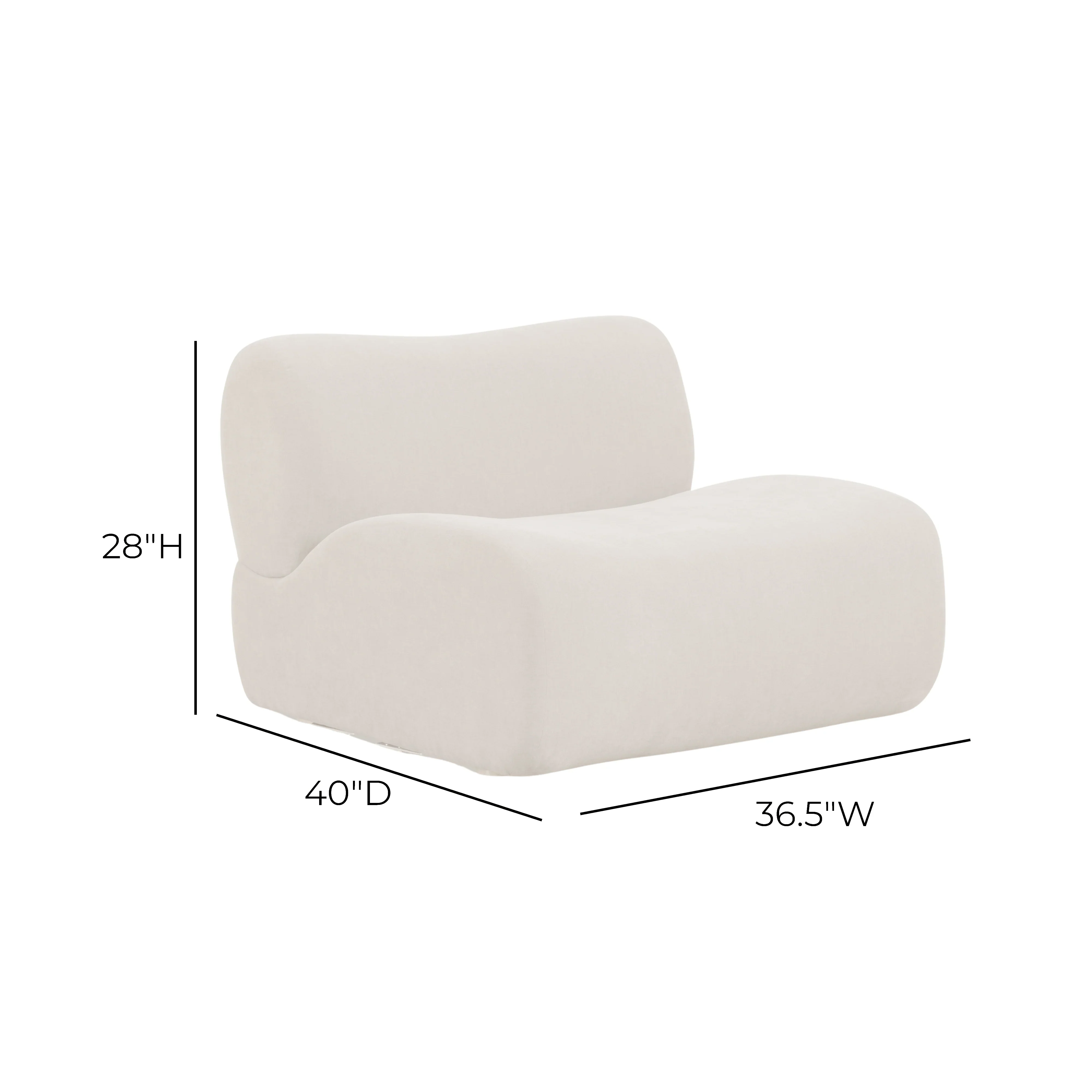 Zenith Contract-Grade Upcycled Fabric Armless Chair - Image 7